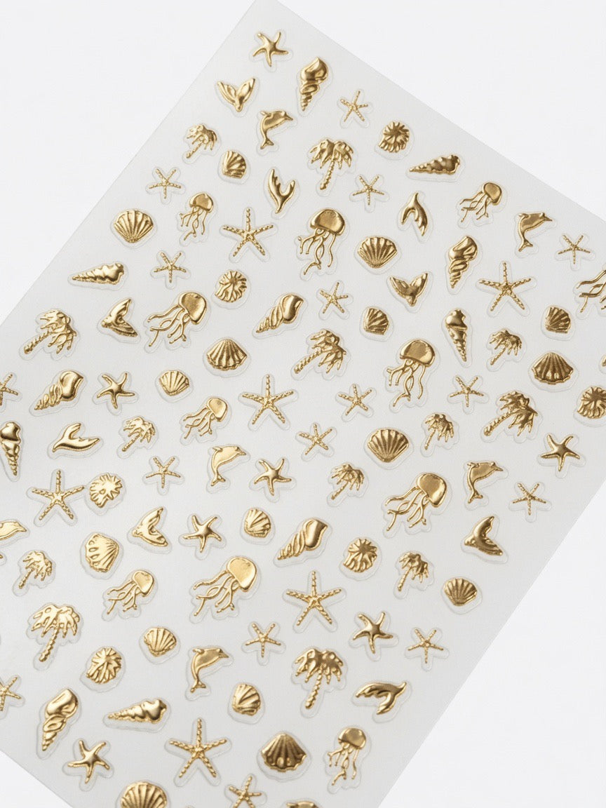 Gold Sea Shells