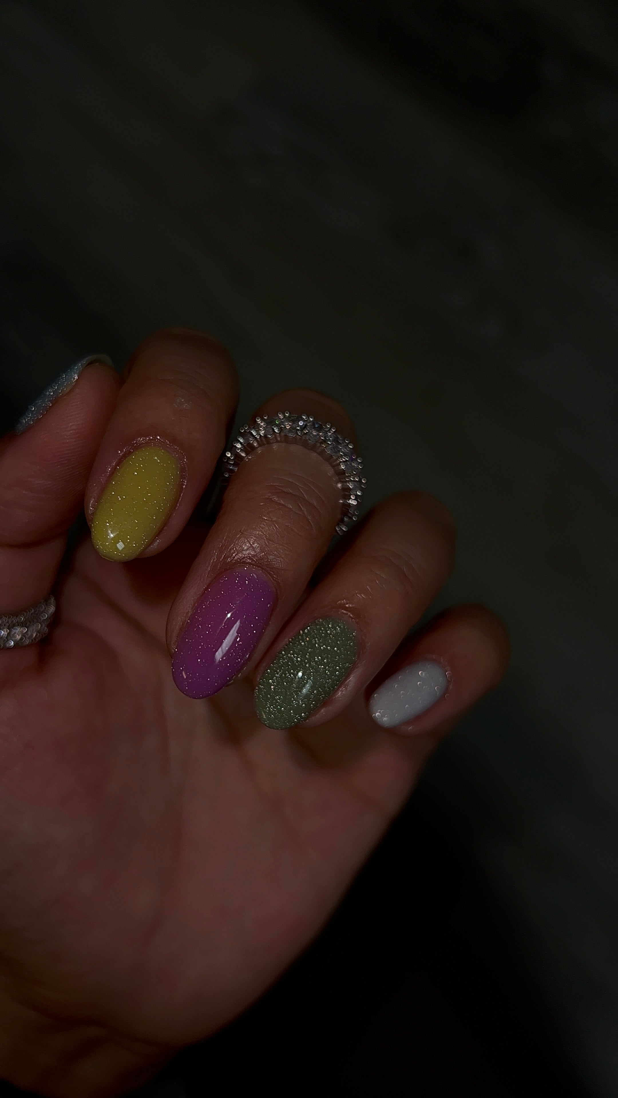 Reflective Glitter Gel 54 (Rubber Base)