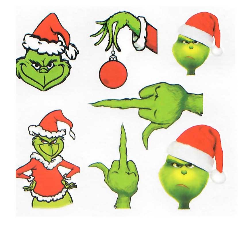 Grinch Decals 23B