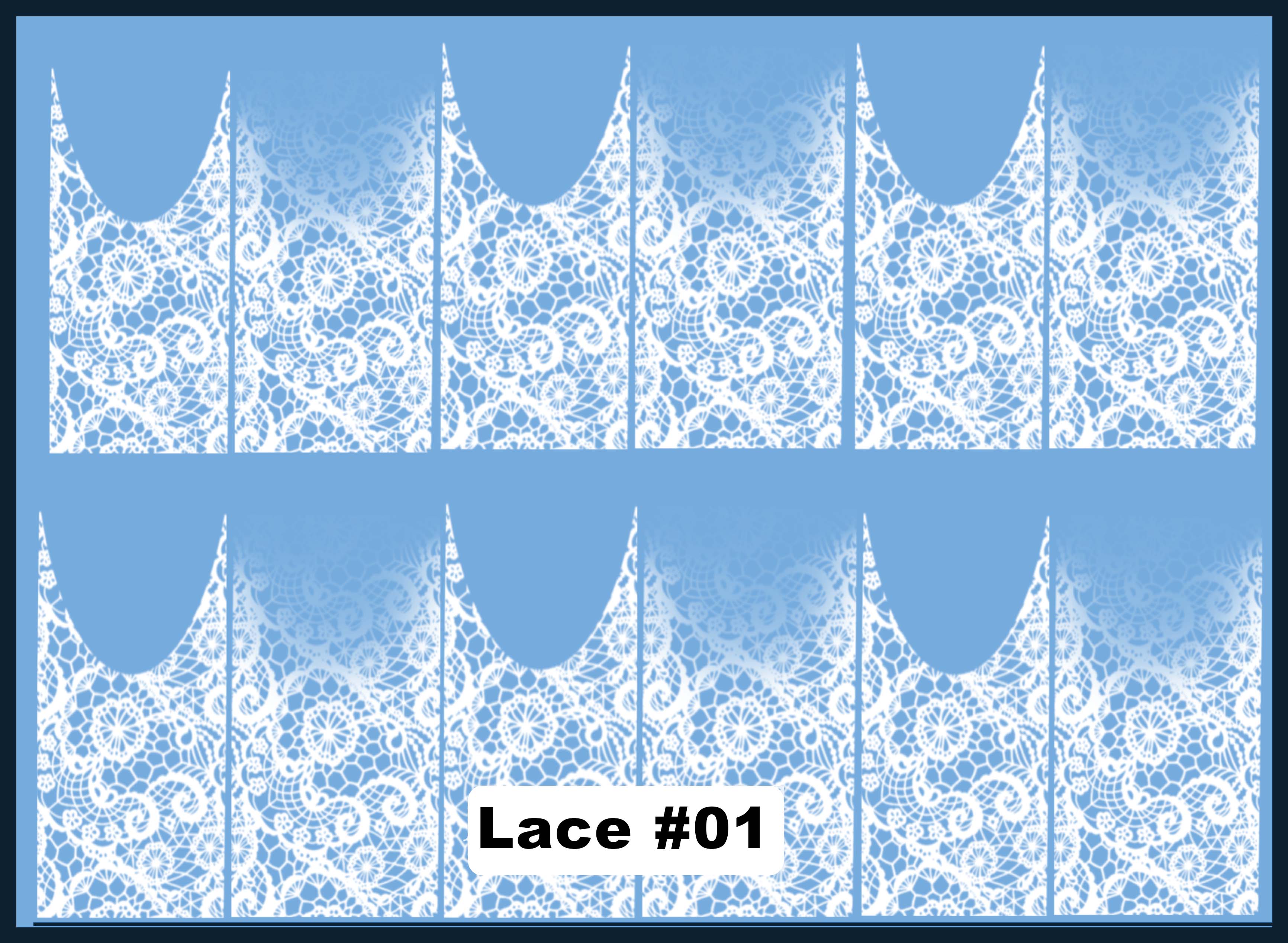 Lace Water Decals