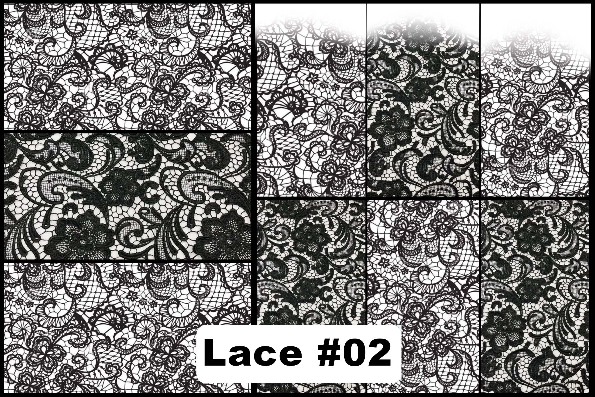 Lace Water Decals