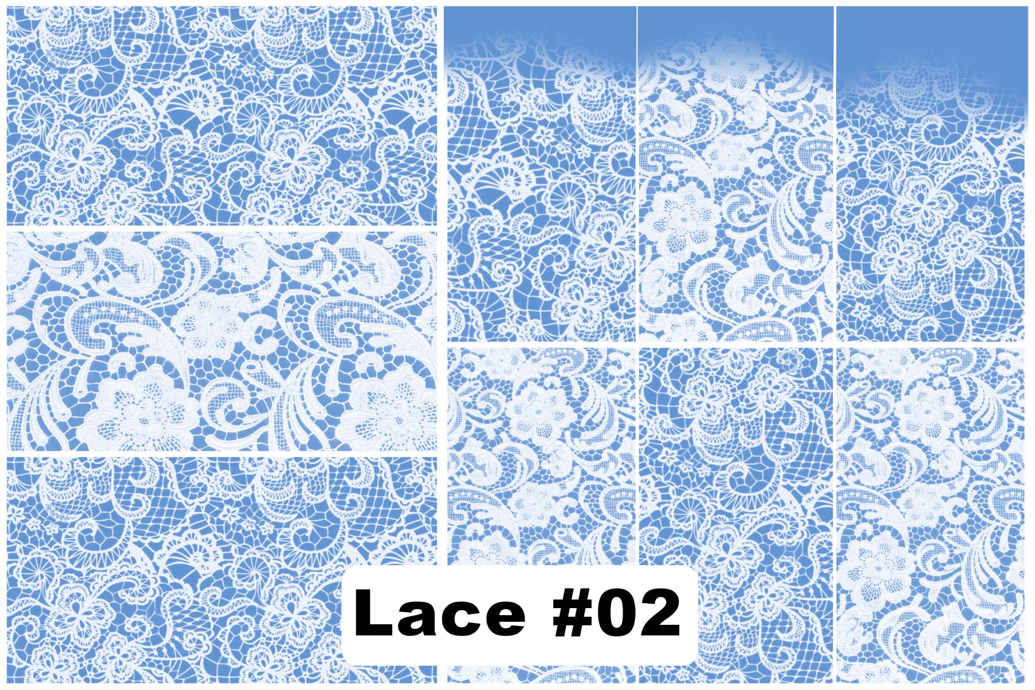 Lace Water Decals