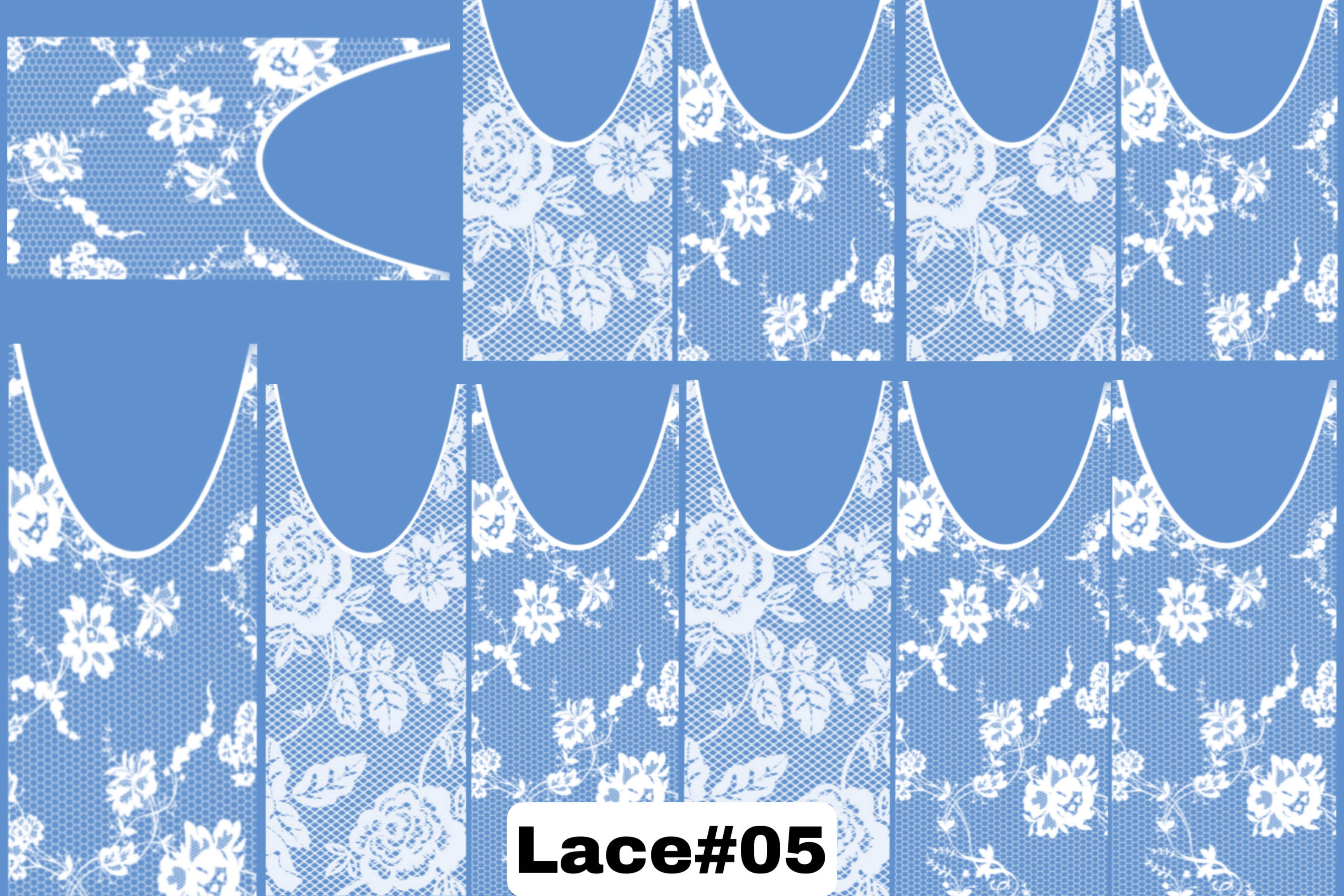 Lace Water Decals