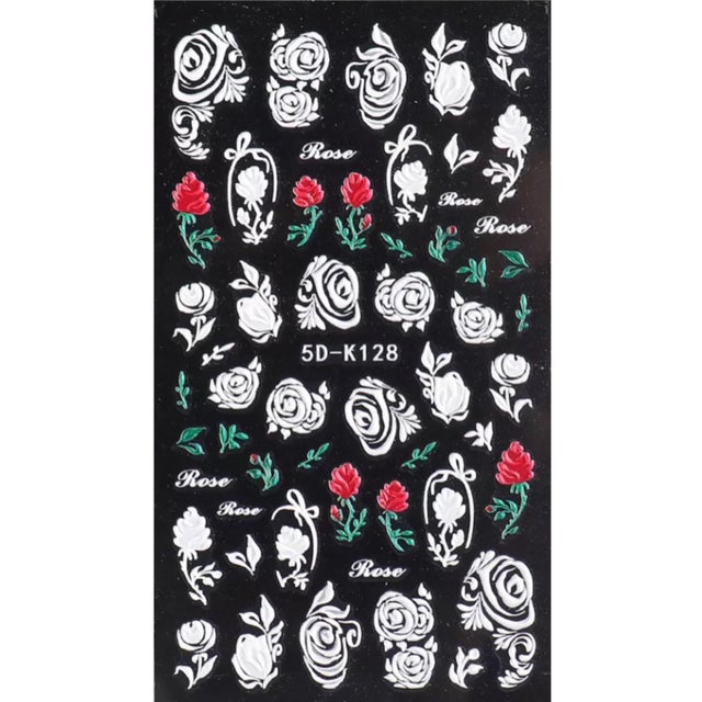 Rosas en relieve 128