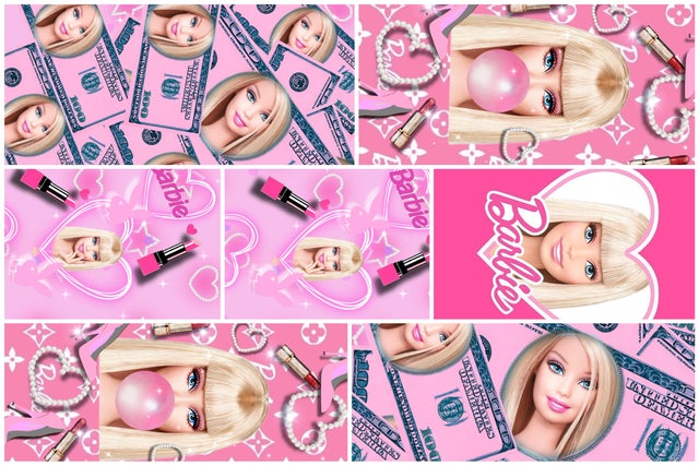 BARBIE X LV  Pink glitter wallpaper, Pink wallpaper girly, Pink wallpaper  iphone