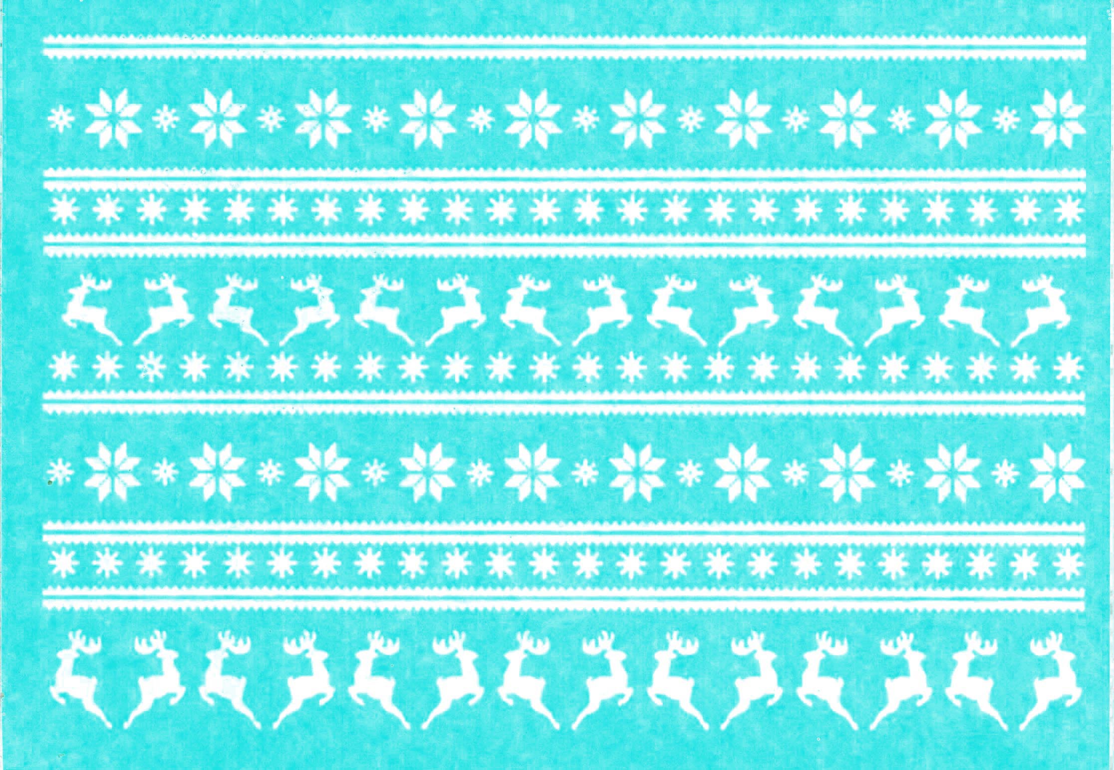 White Christmas Sweater Water Decal