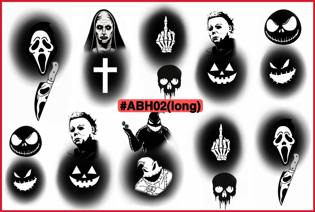 Airbrush Halloween Premium Decals