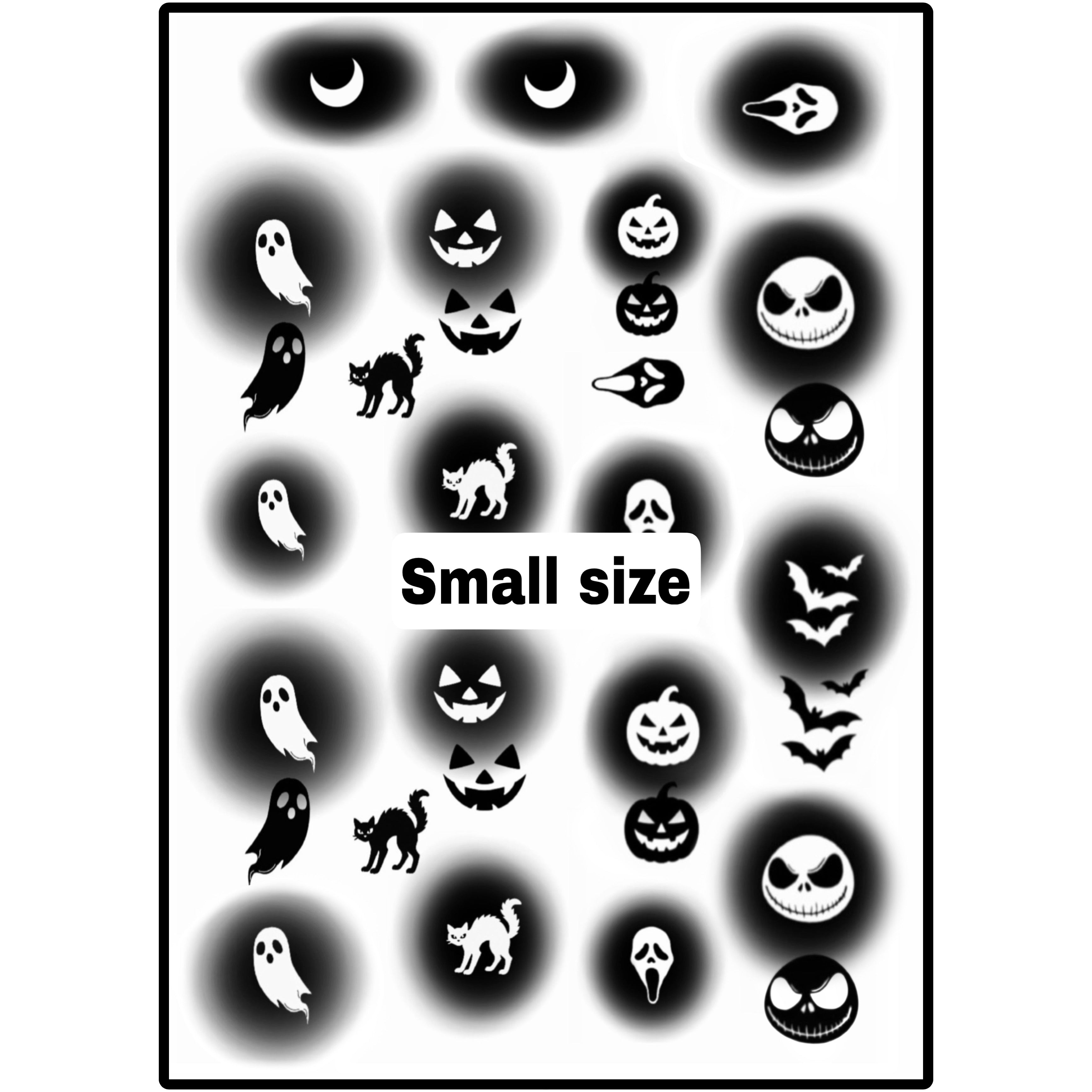 Airbrush Halloween Premium Decals 26