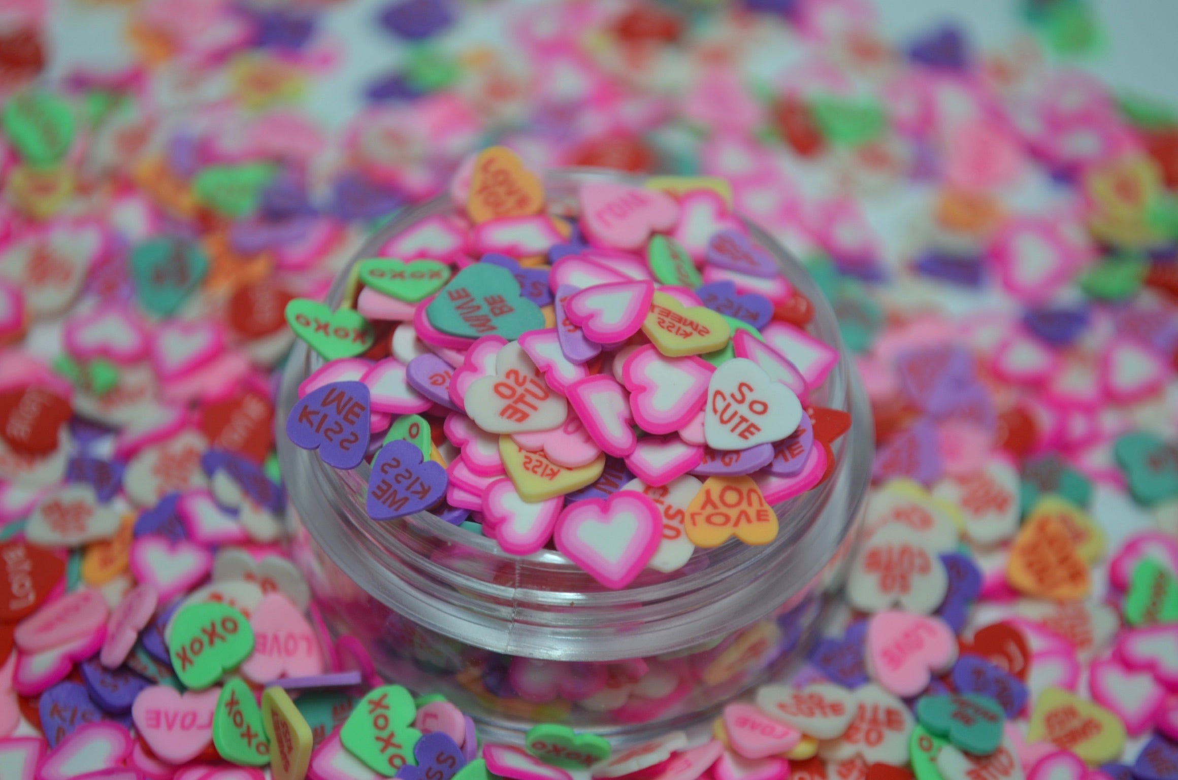 Candy Heart Charms