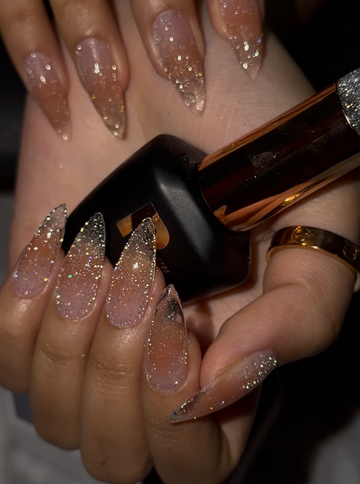 Gel con brillo reflectante 43