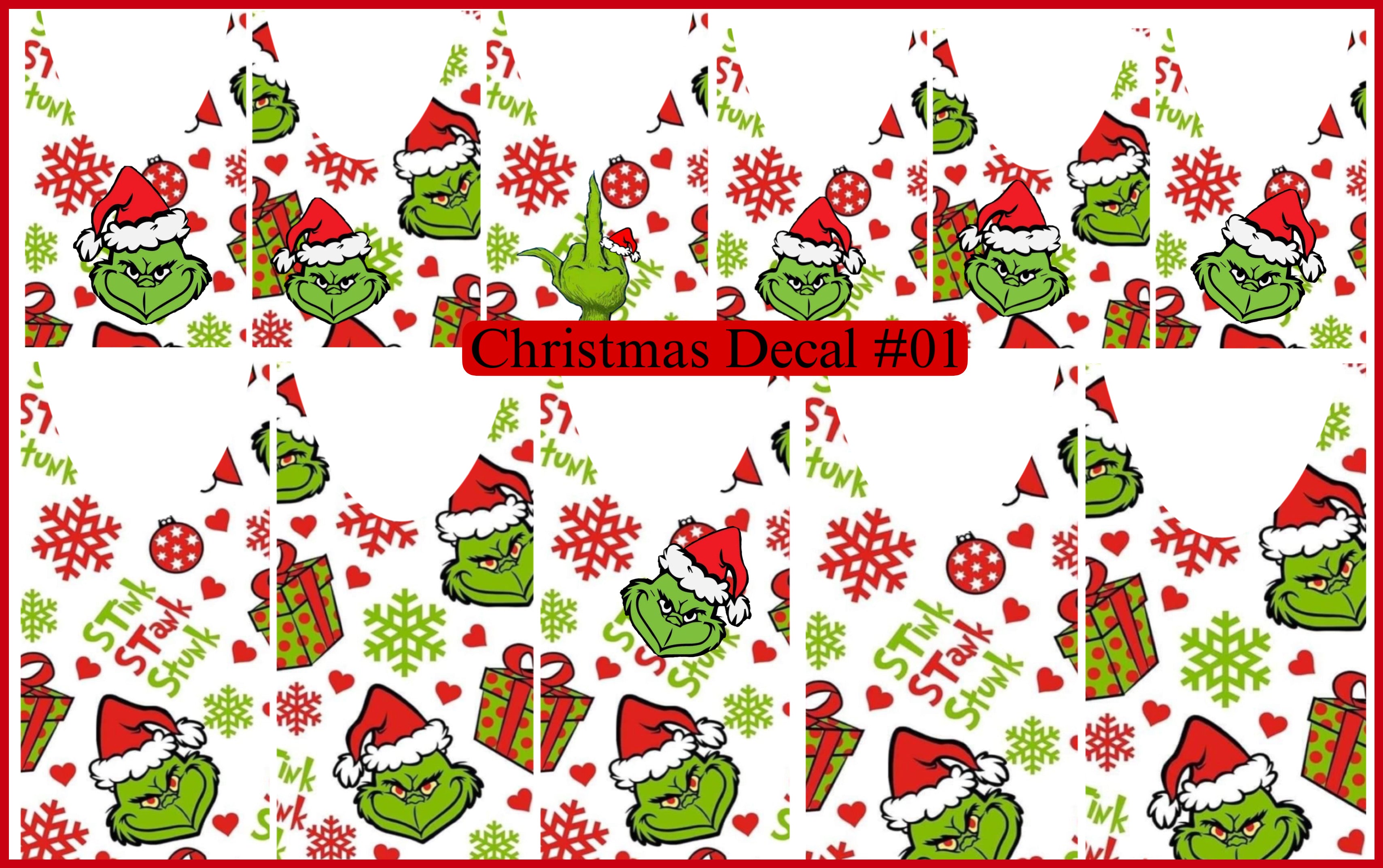 Premium Decal (Christmas 01)