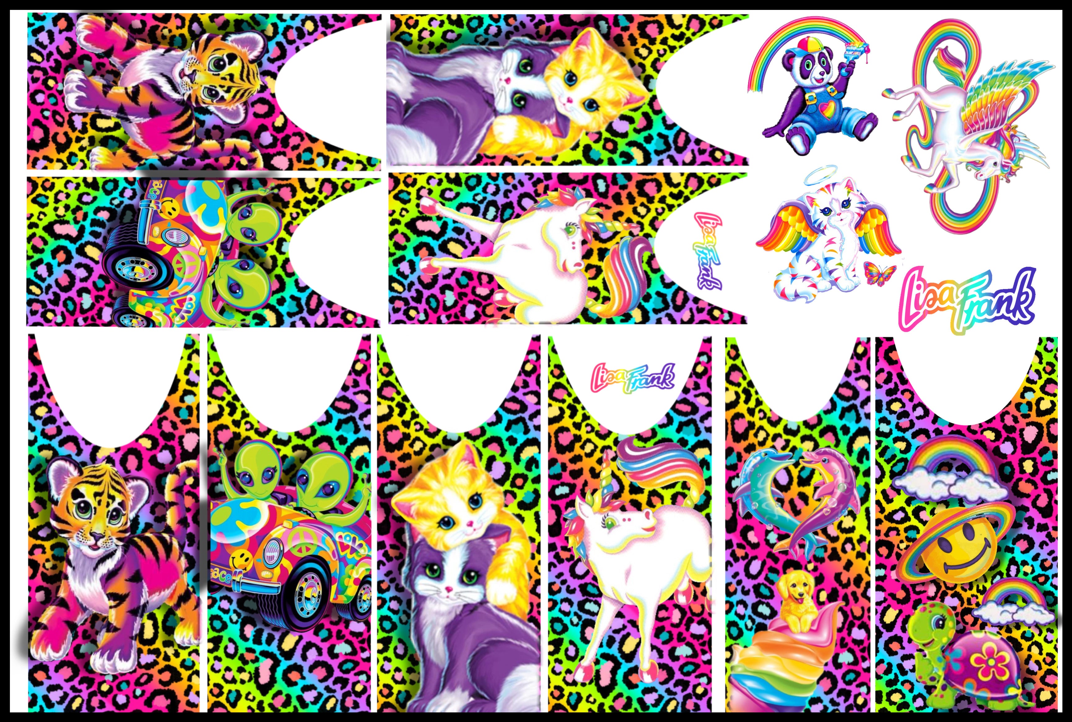 Lisa Frank - Premium Decal