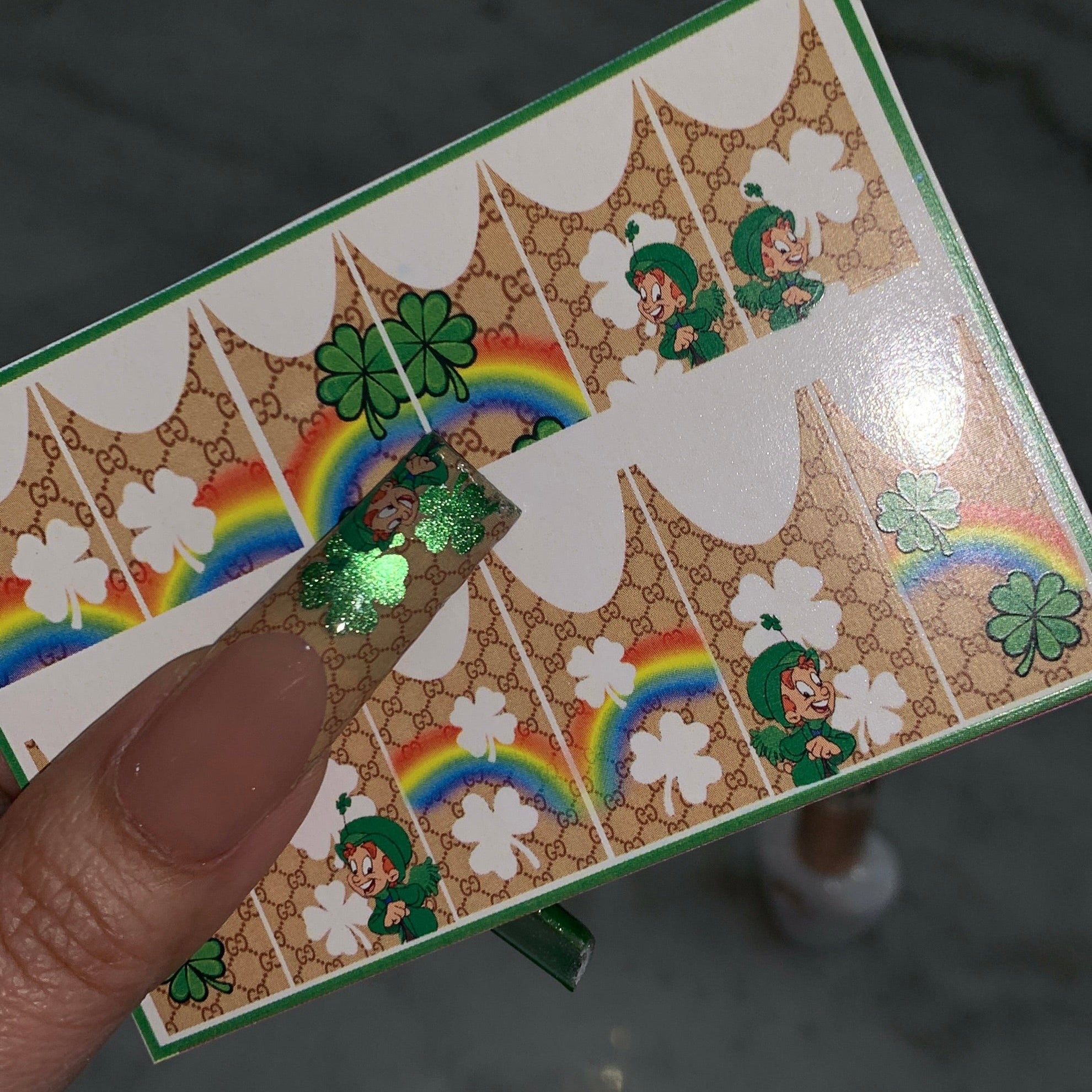Clovers Gucci Premium Decal