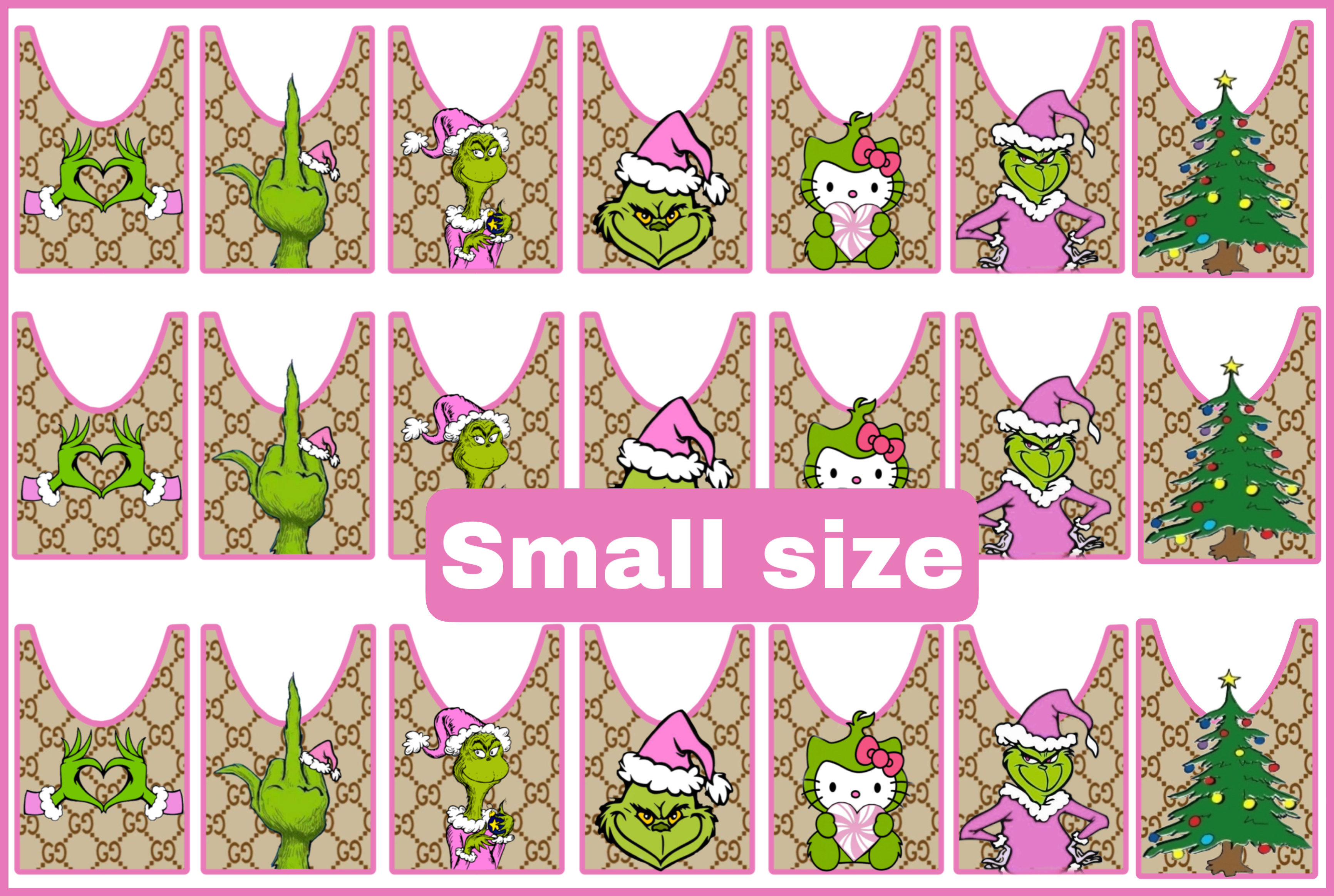 Calcomanía premium de Grinch