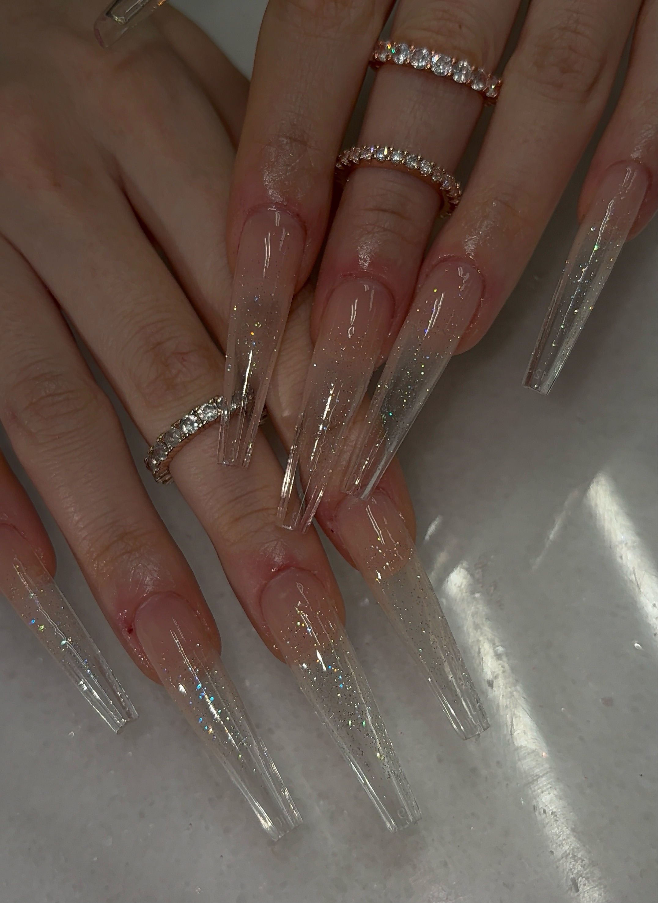 Soft Gel Nail Tips - Sculpted XX long Coffin