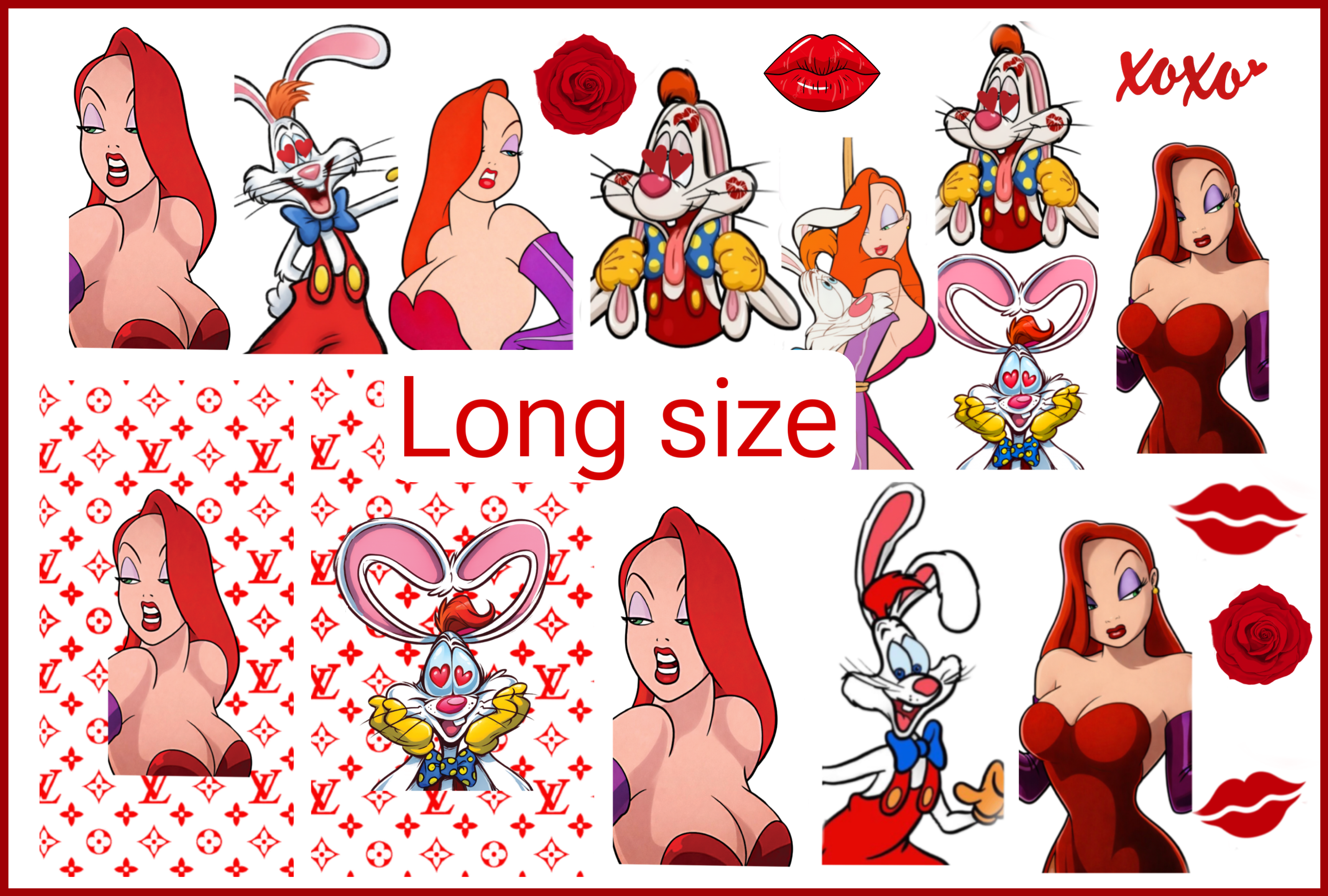 Jessica Rabbit Valentine - Premium Decal