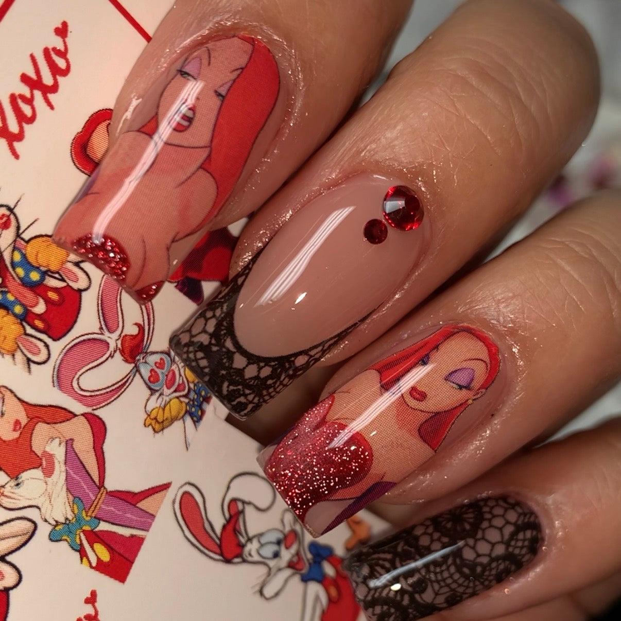 Jessica Rabbit Valentine - Premium Decal