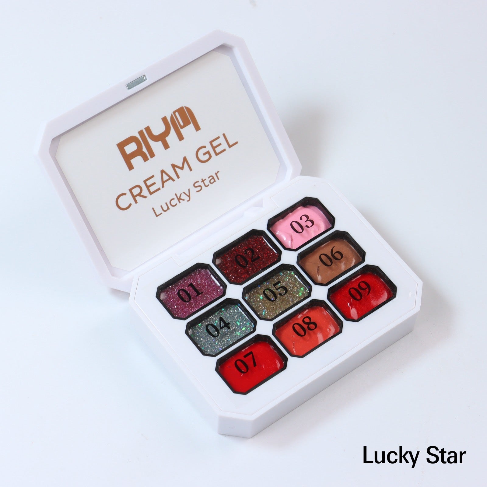 Cream Gels Paint Pallete