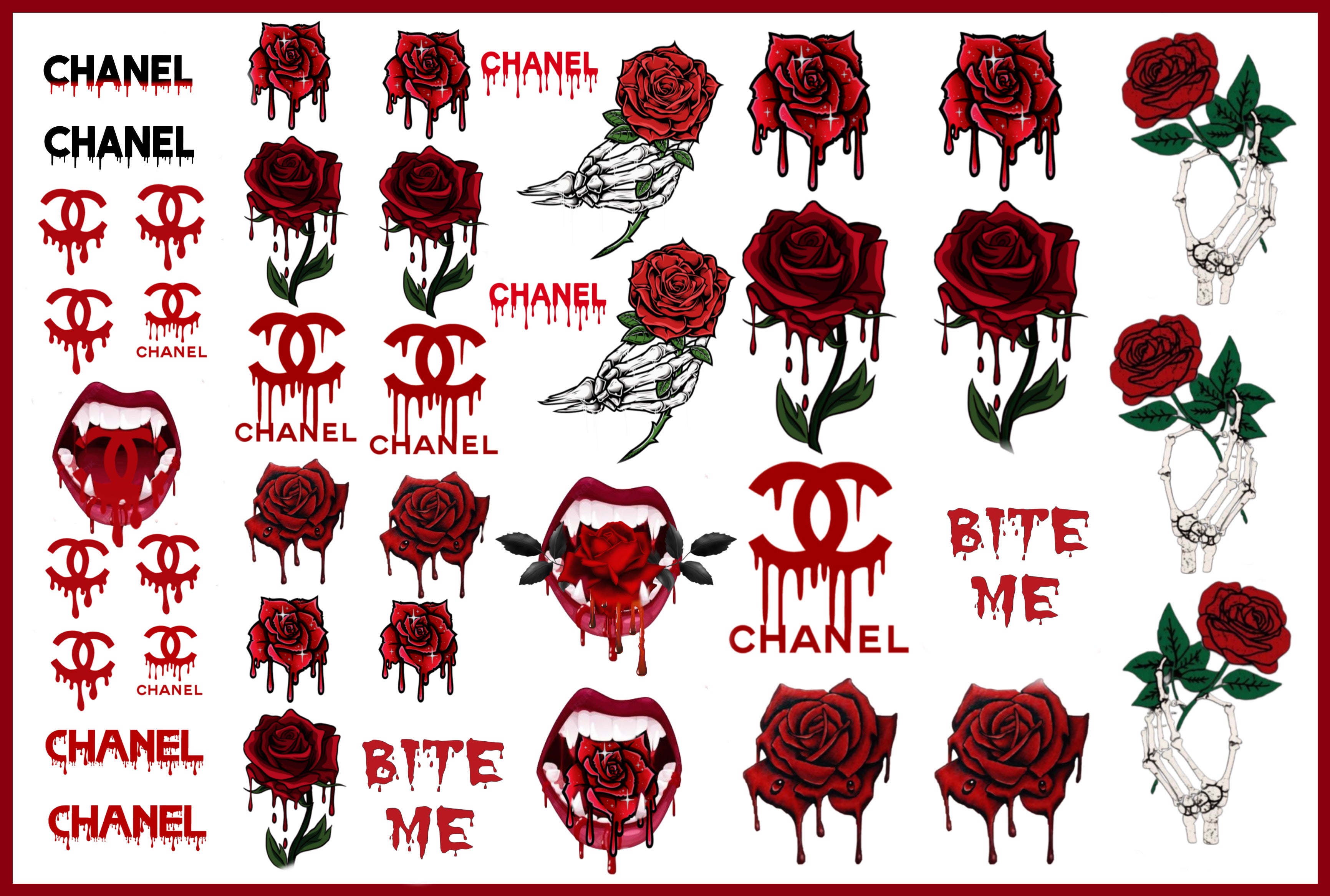 Dripping Rose Chanel