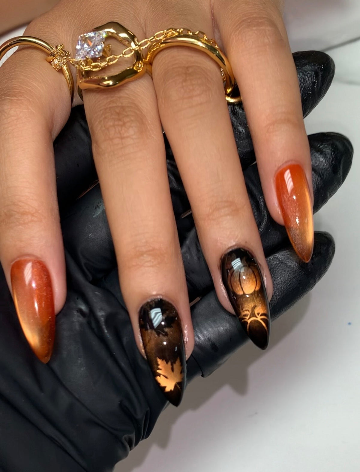 Airbrush Autumn Leaves