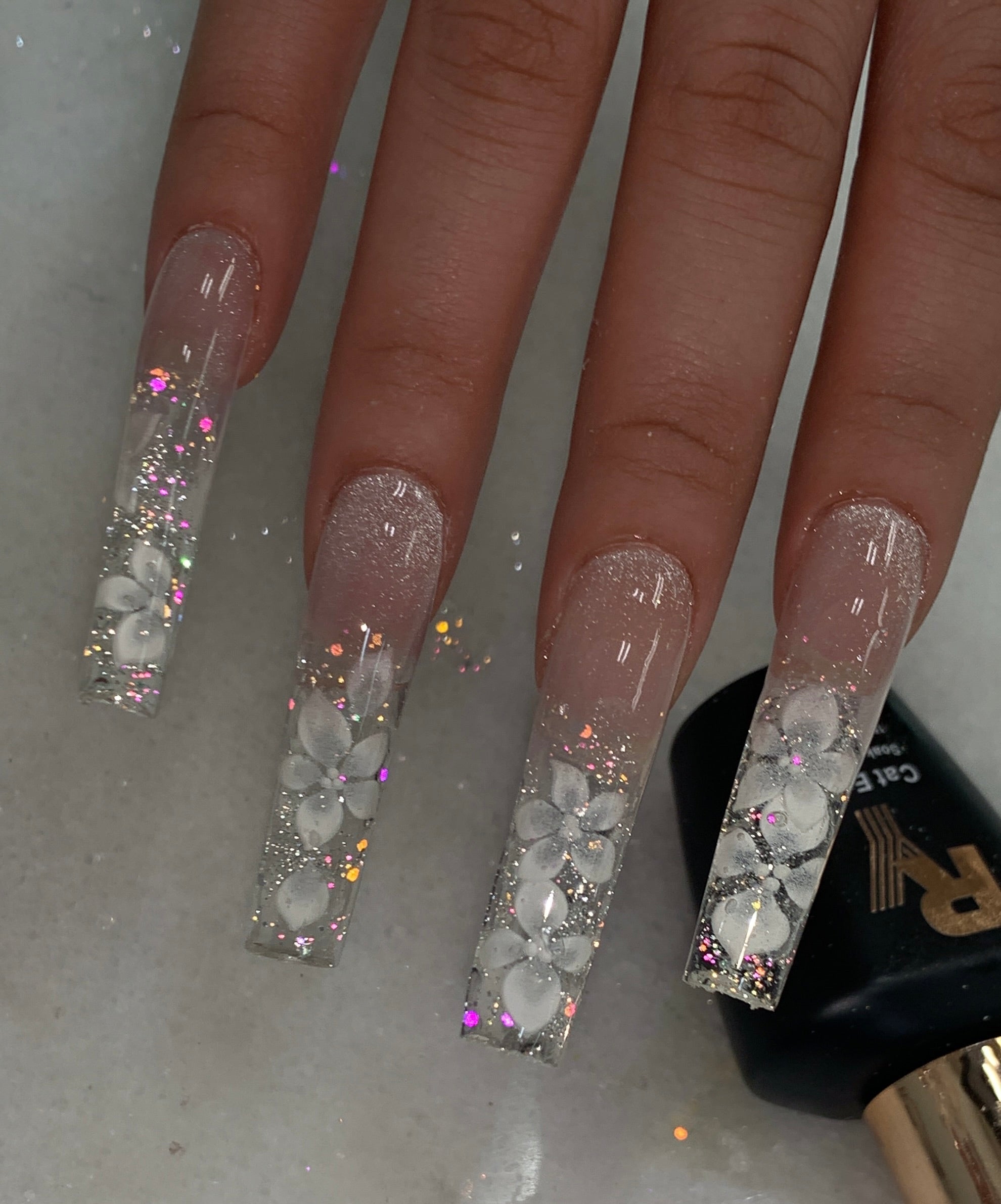 Embossed Flowers