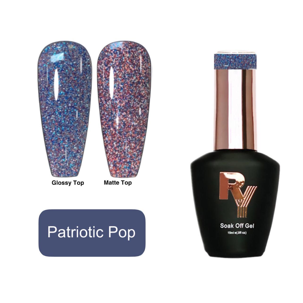 Gel con purpurina reflectante n.° 16 - Patriotic Pop