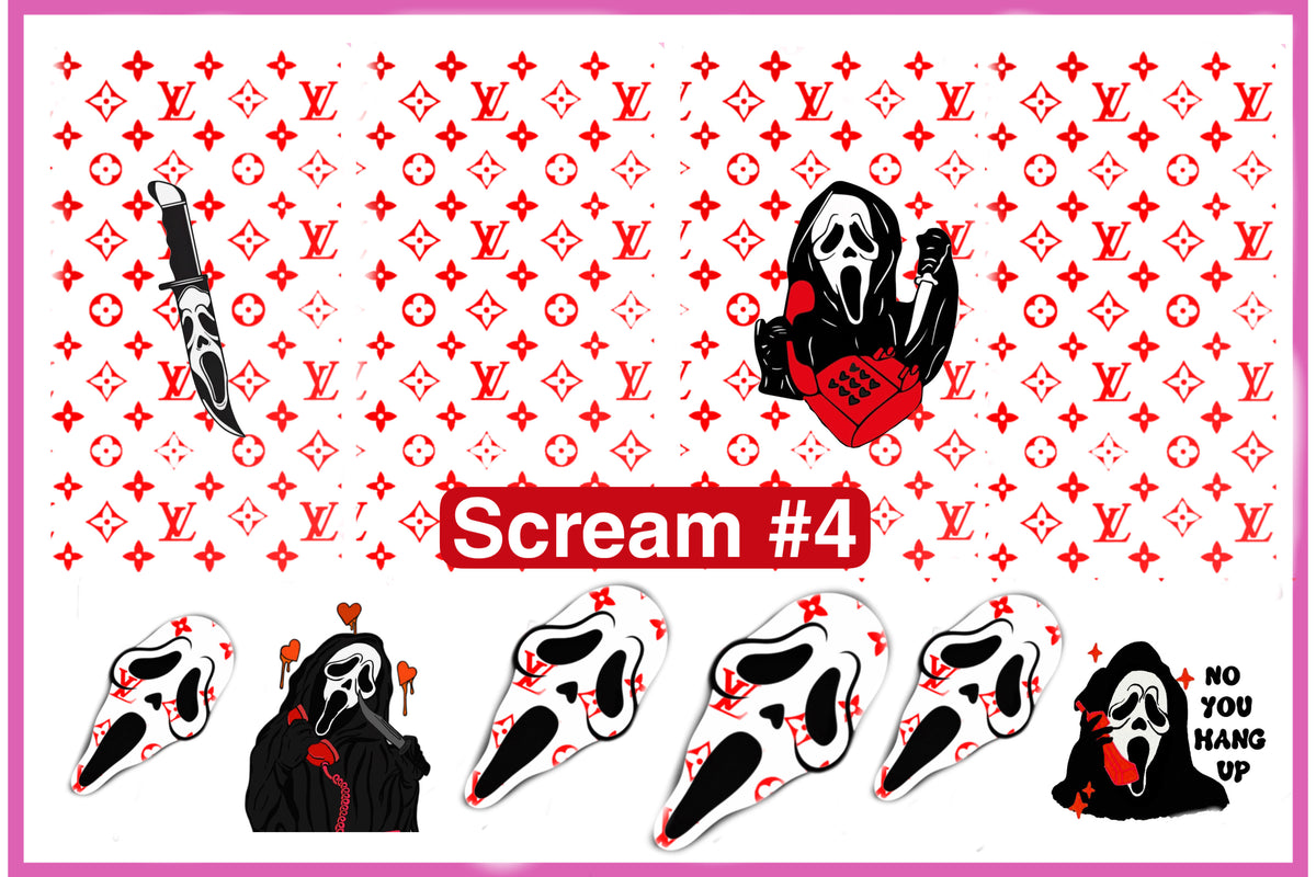 Ghostface Premium Water Decals