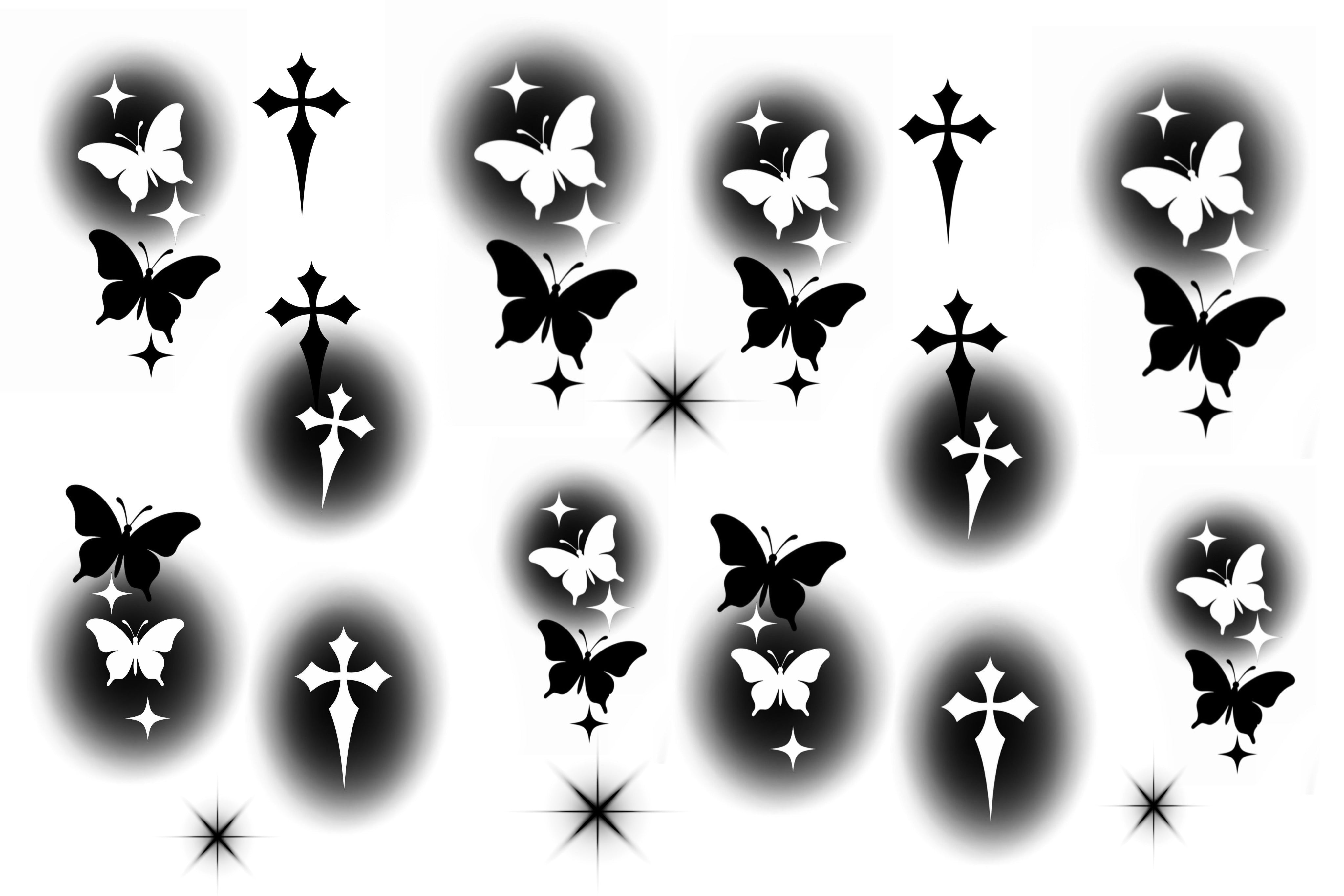 Airbrushed Butterflies