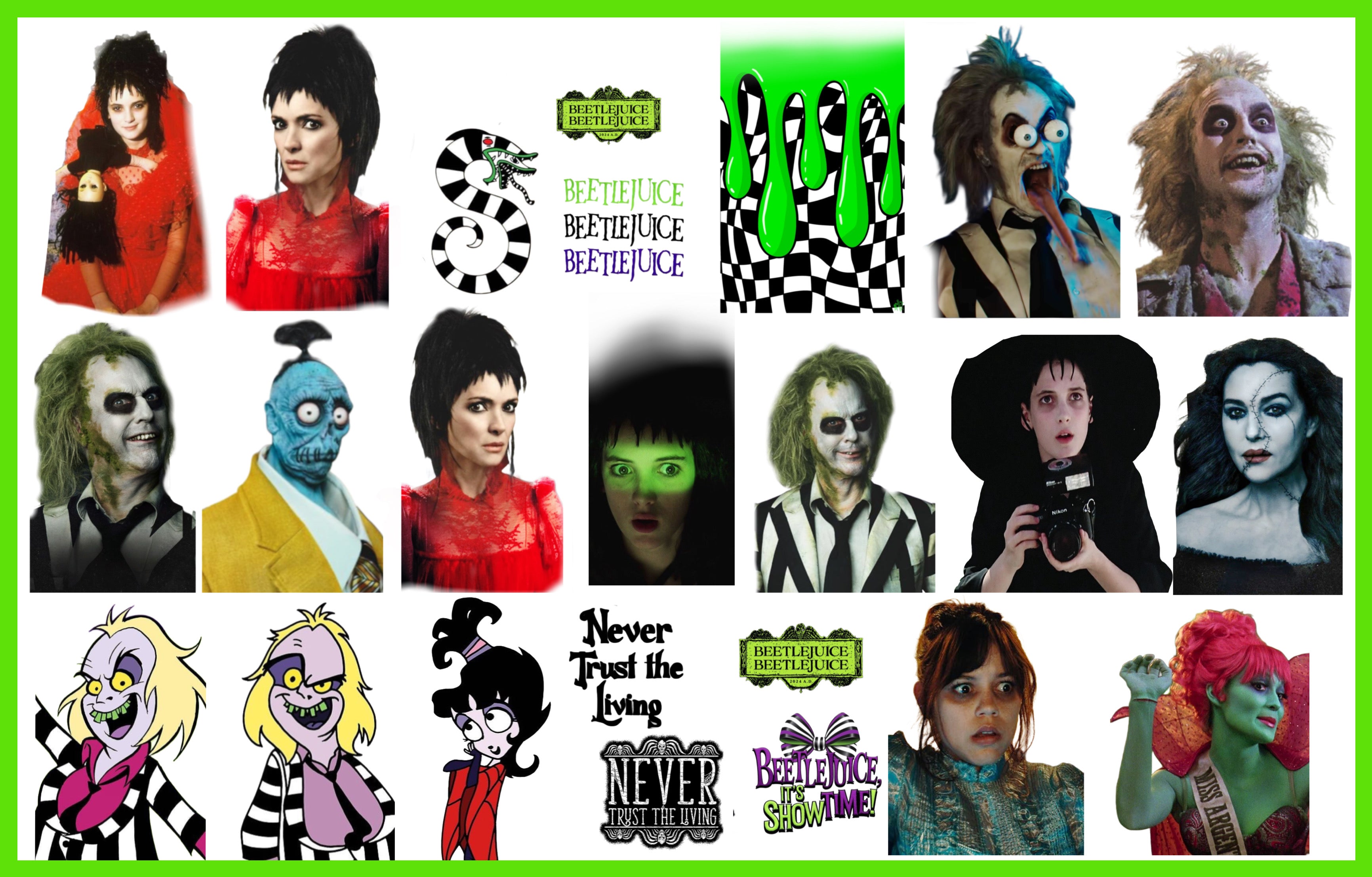 Beetlejuice Premium Decals