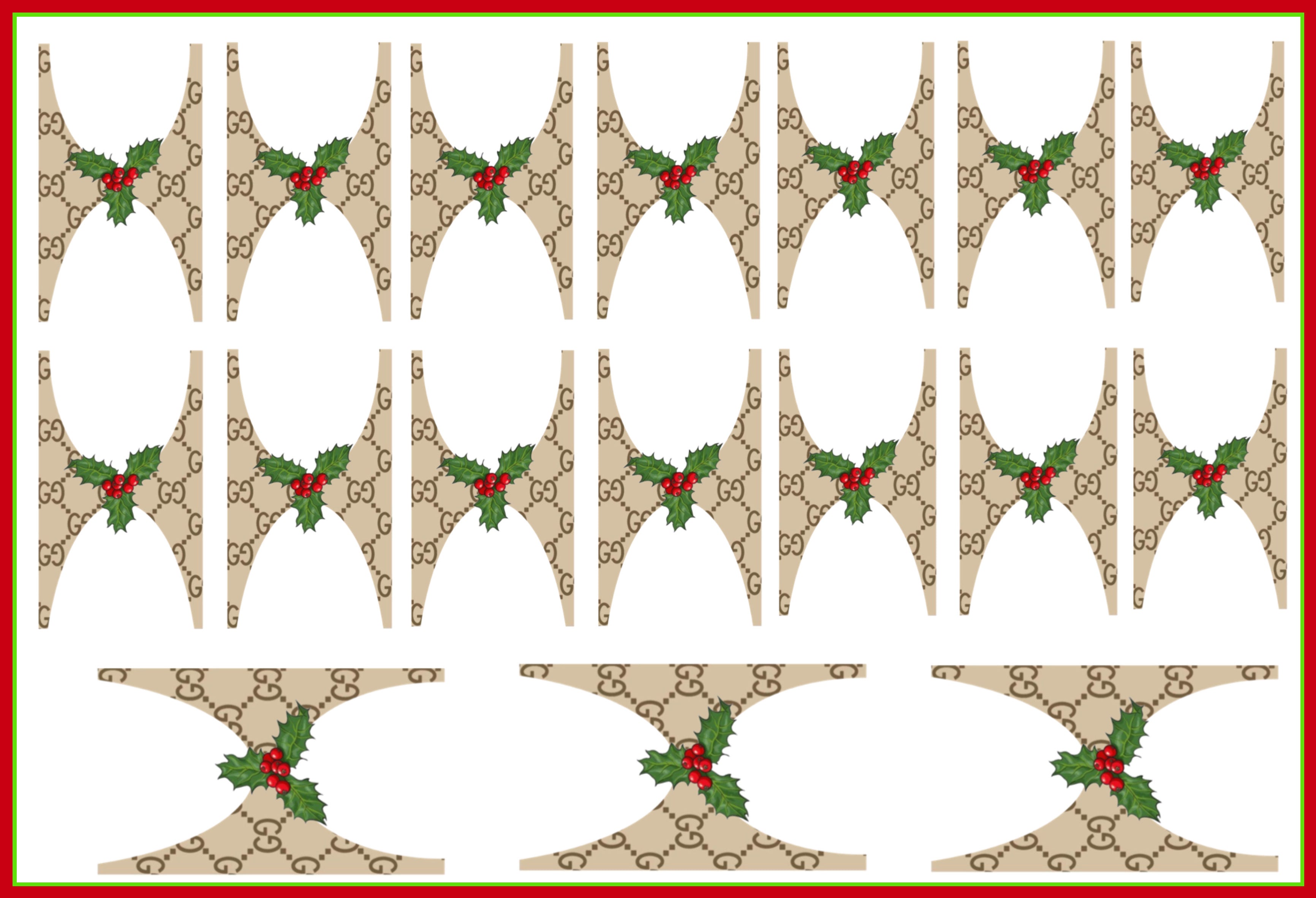Calcomanías de agua - Gucci 31
