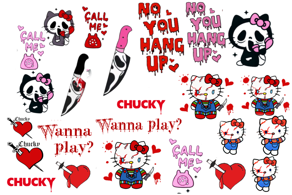 Hello Kitty Horror - Premium Decal