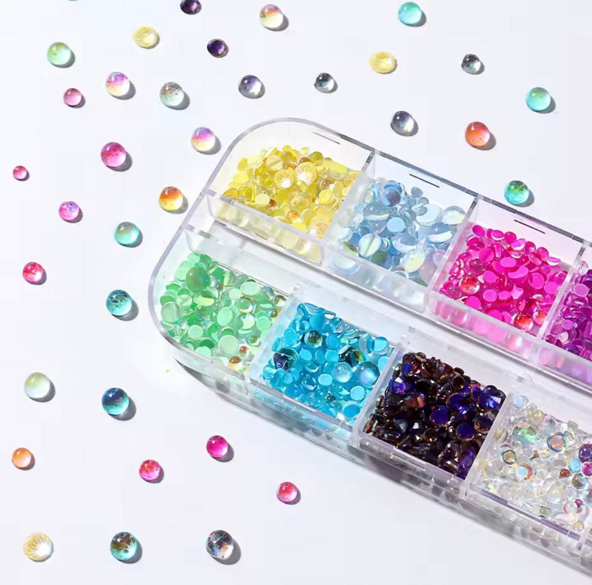 Aurora Half Ball Studs