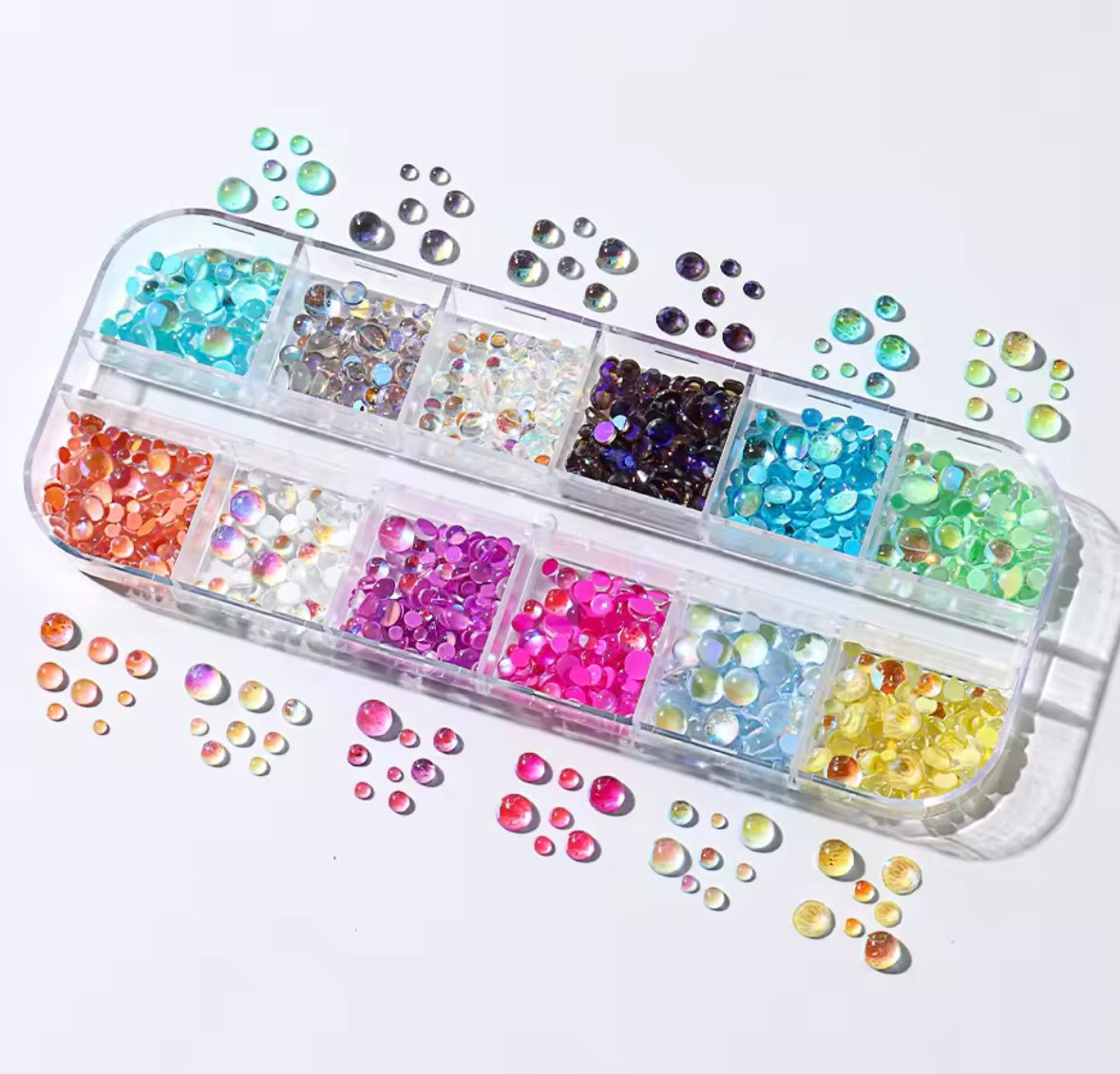 Aurora Half Ball Studs