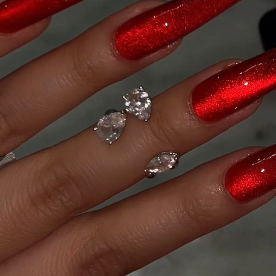 Anillo ajustable de circonita 4