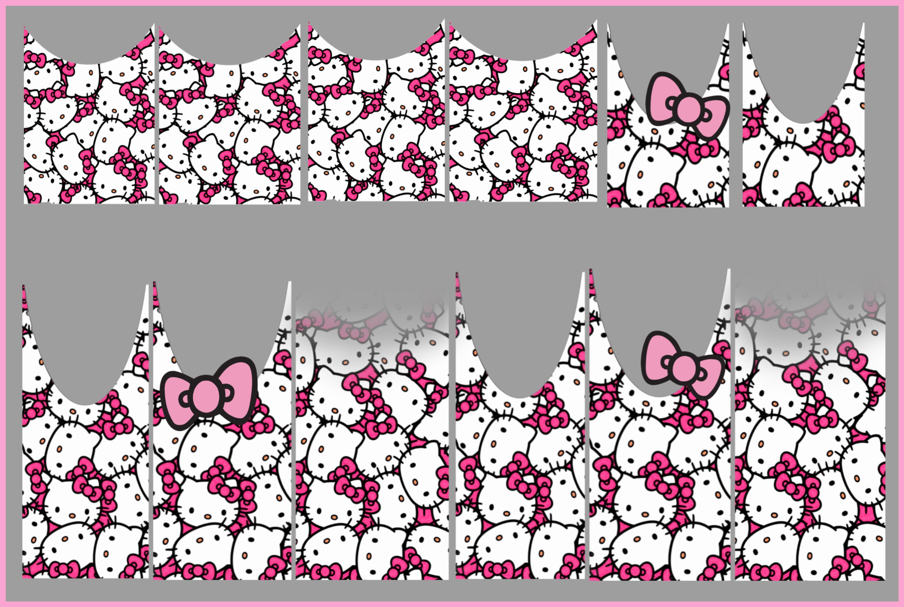 Hello Kitty Neon Decals (HK01)