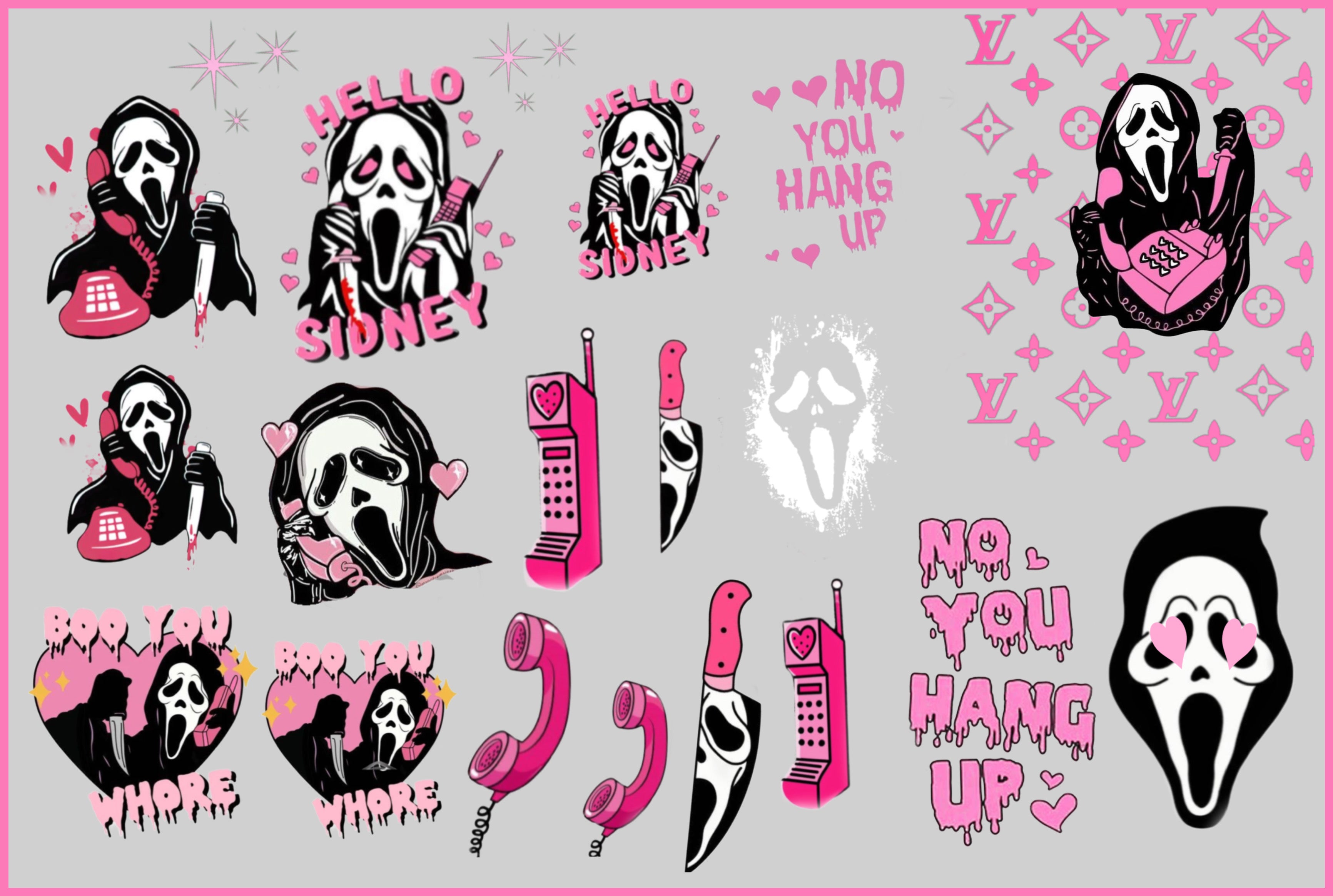 Ghostface Premium Water Decals #HL03