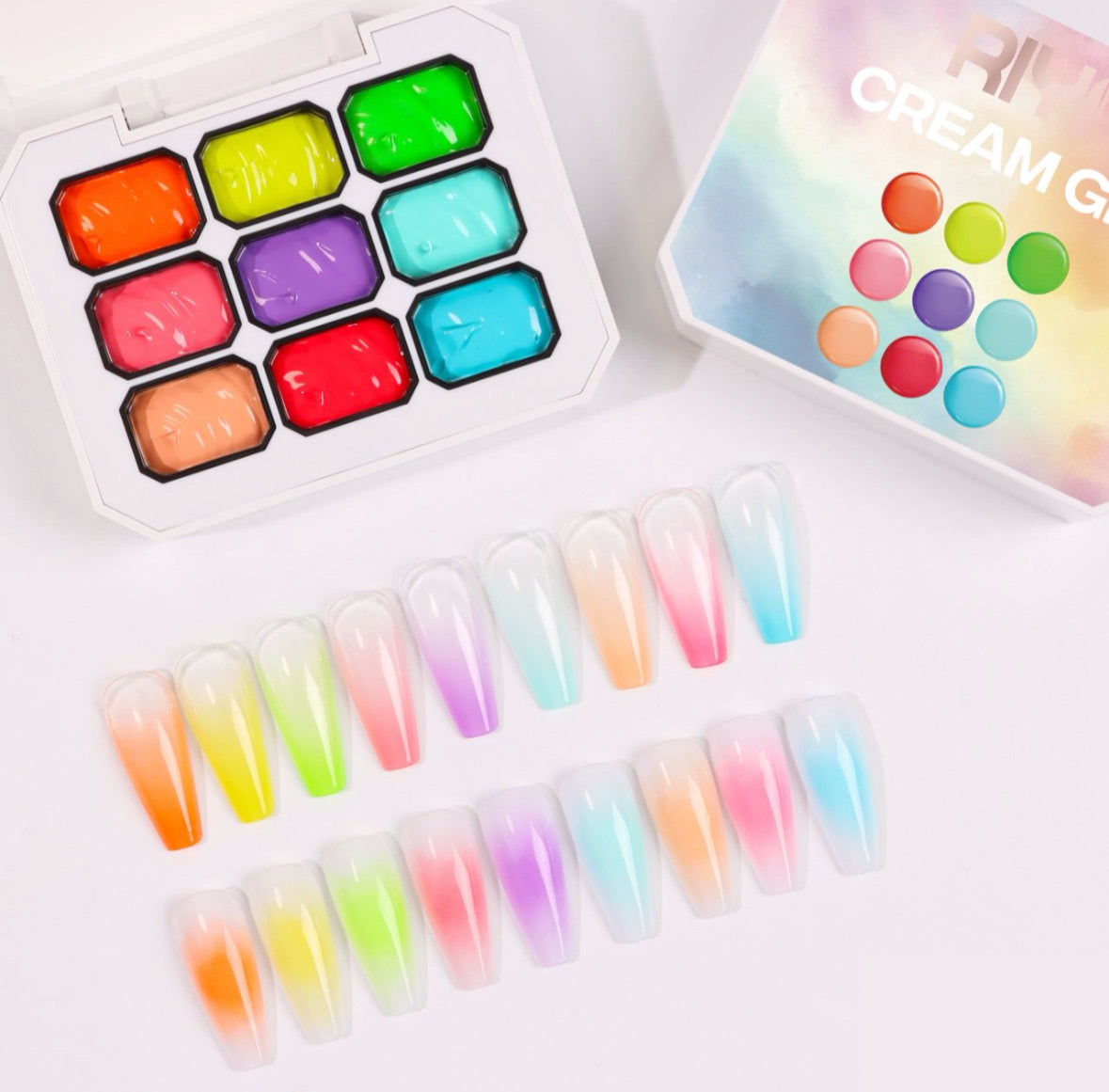 Cream Gels Paint Set