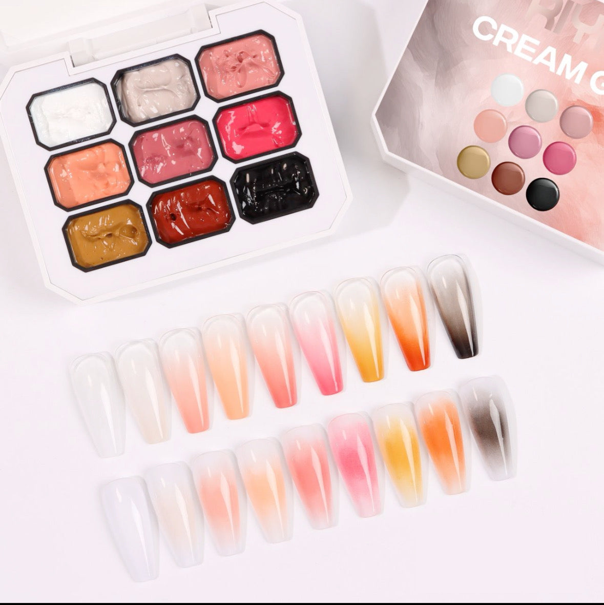 Cream Gels Paint Set