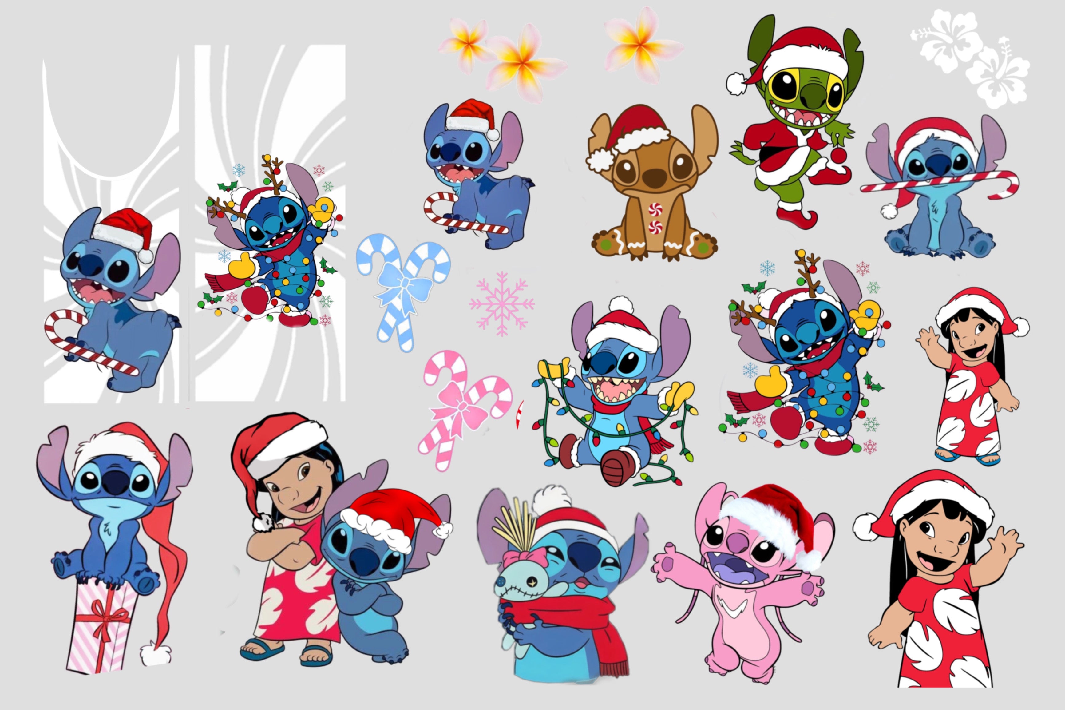 Stitch Christmas - Premium Decal