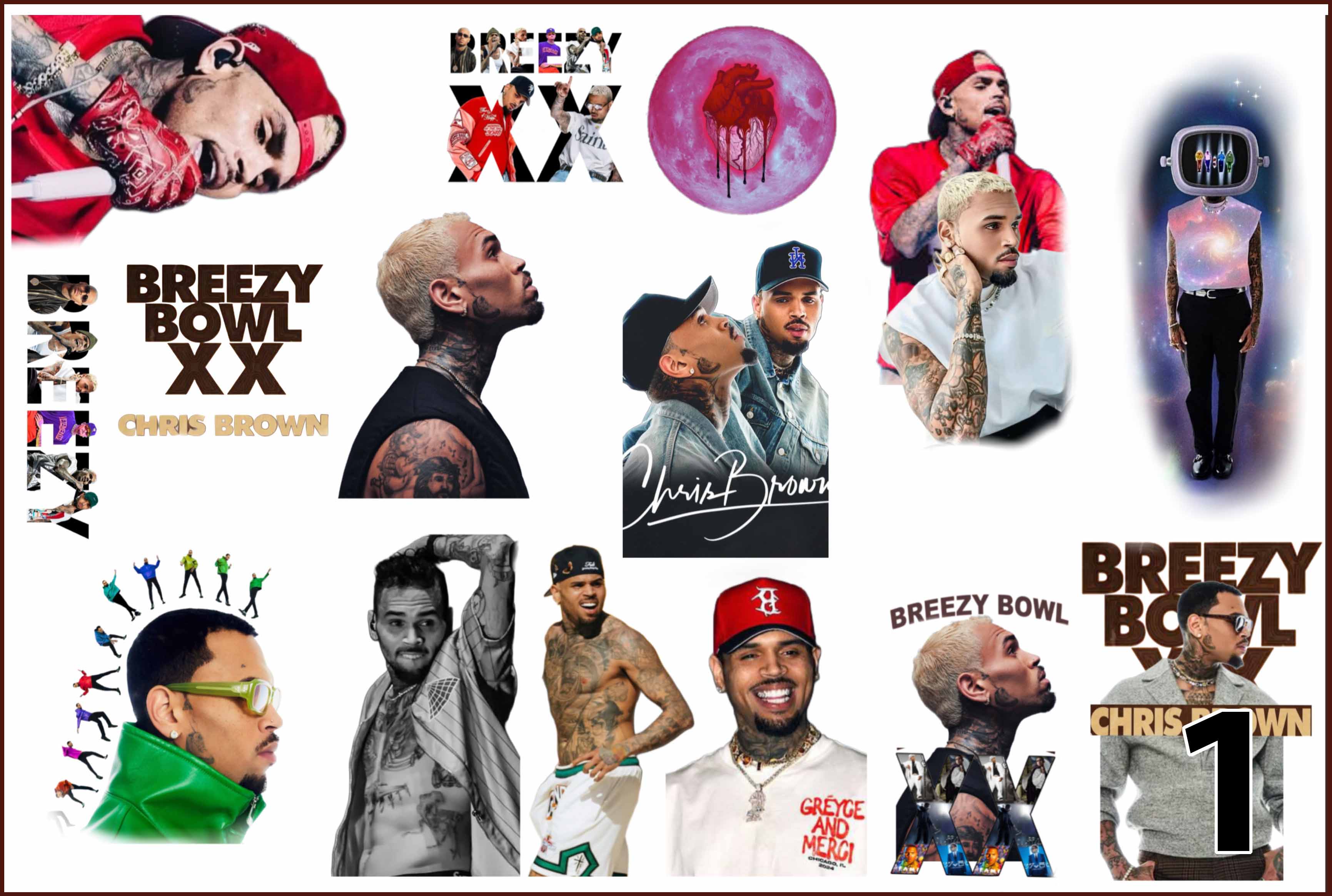 Chris Brown #Breezy - Premium Decal