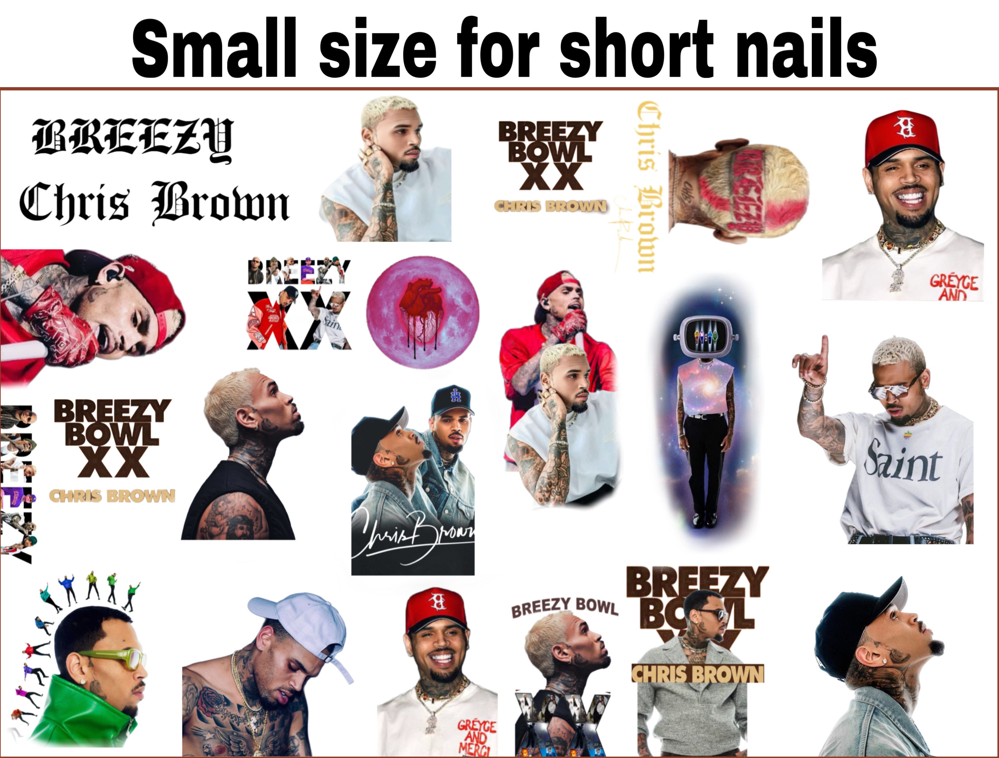 Chris Brown #Breezy - Premium Decal
