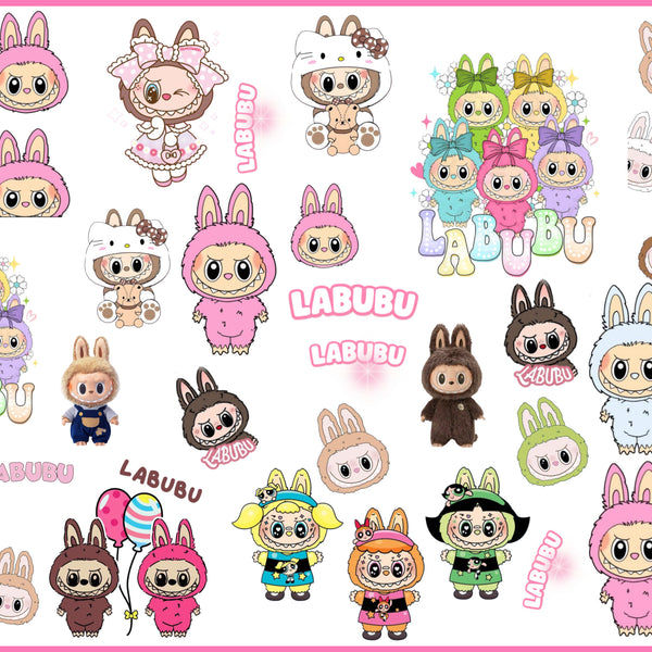 Labubu - Premium Water Decals