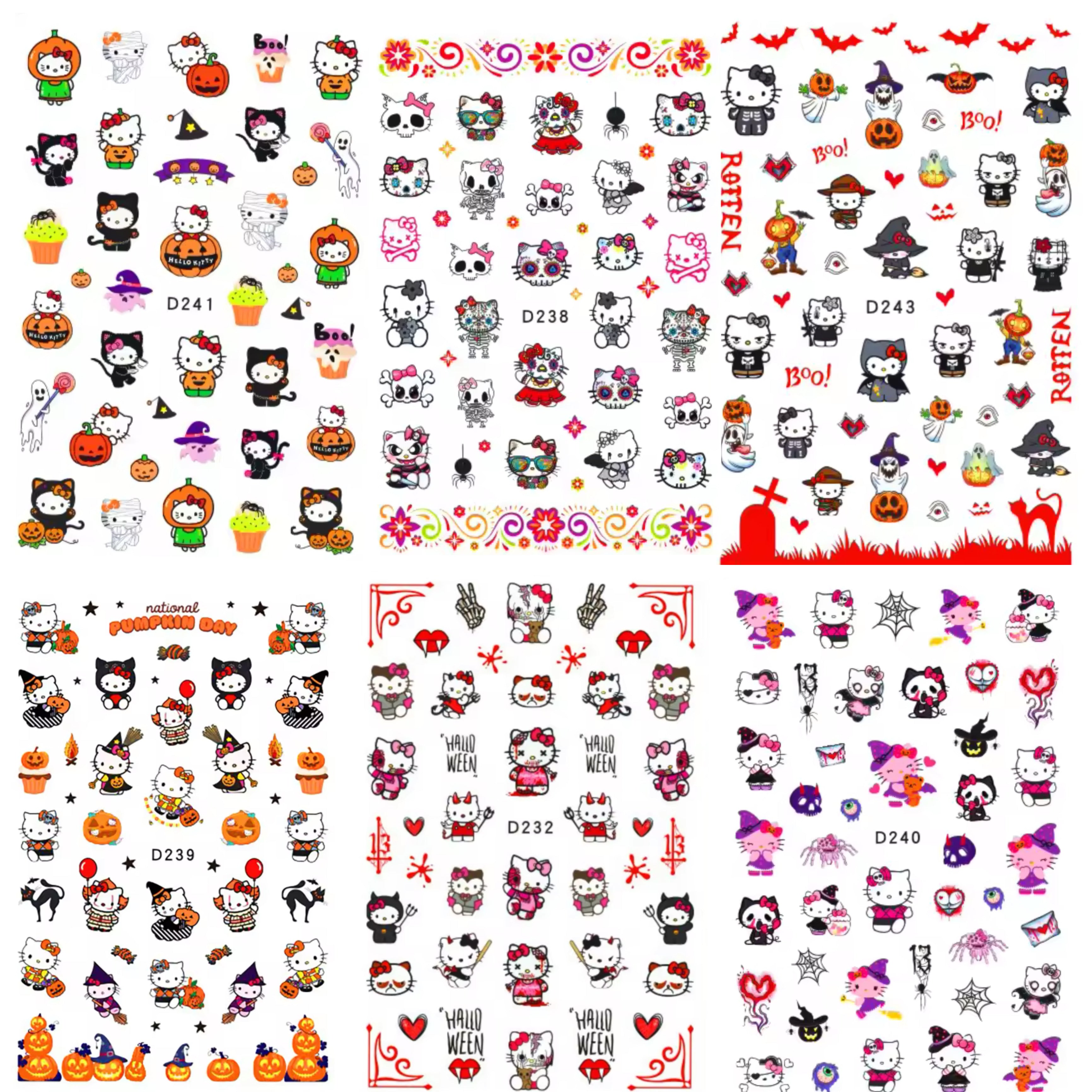 Hello Kitty Halloween Stickers