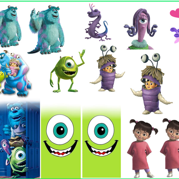 monsters inc wall decals Water Decals