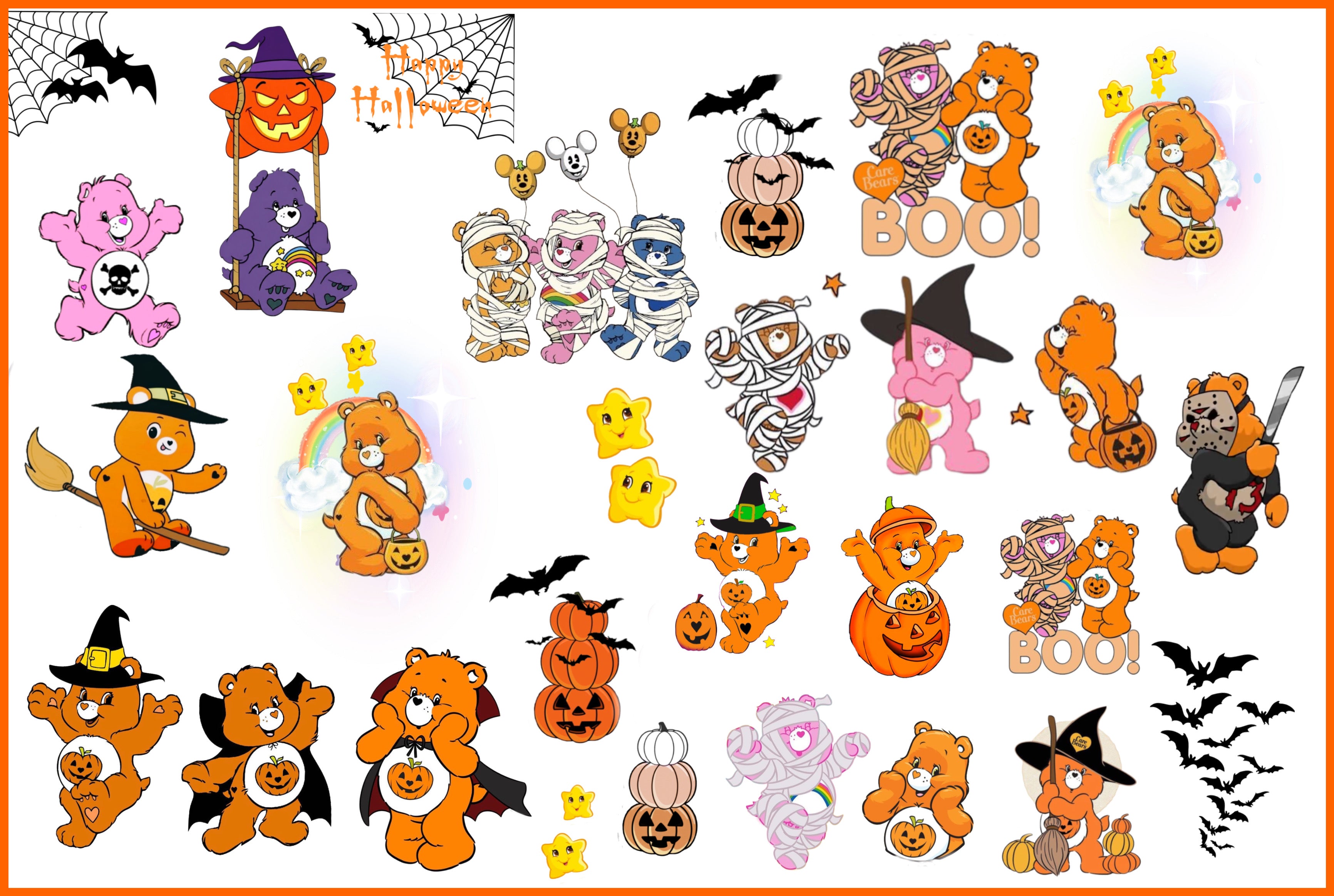 Care Bears Halloween Premium Decal