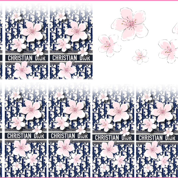 Christian Dior クリスタル フォトフレーム ラウンド型 ロゴ 花柄 Dior Flowers 2