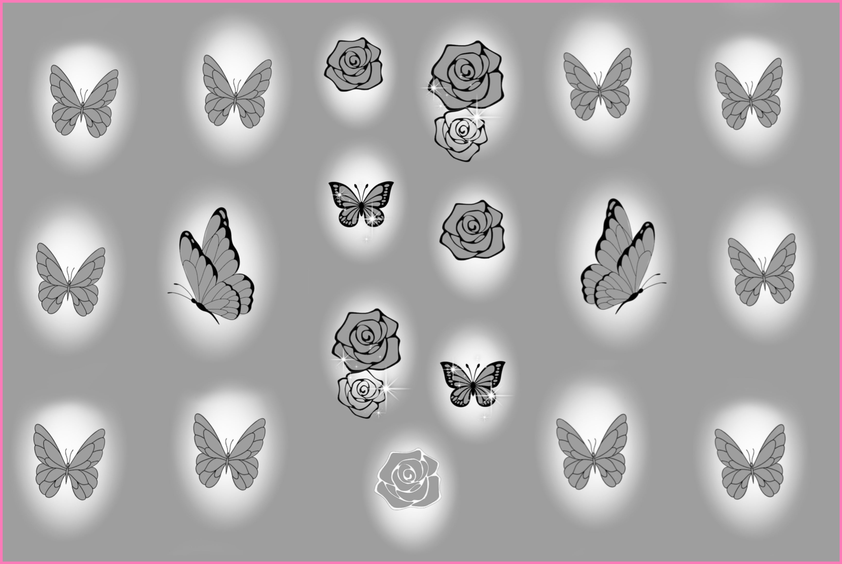 Airbrushed Butterflies