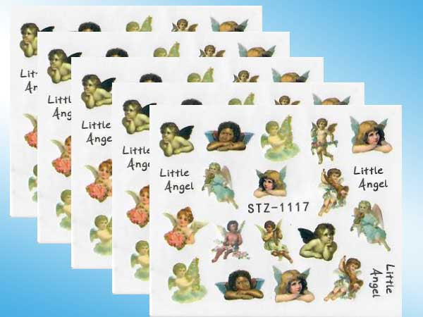 5 pcs Angel Water Decals