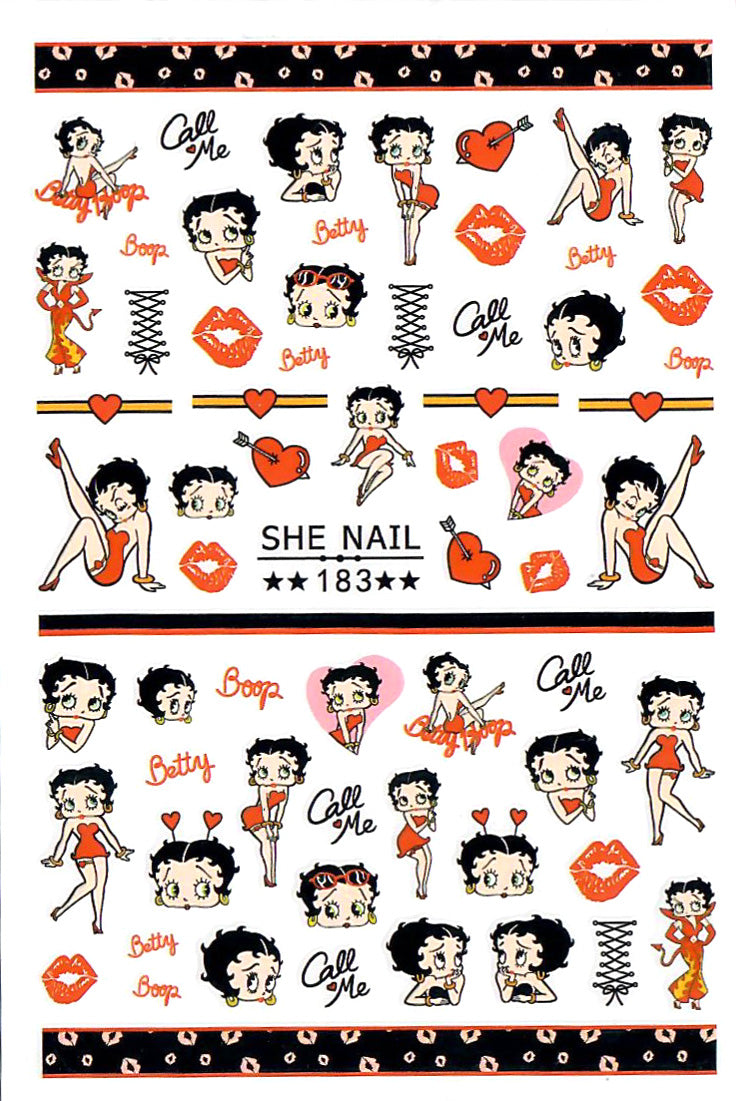 Betty Boop Stickers