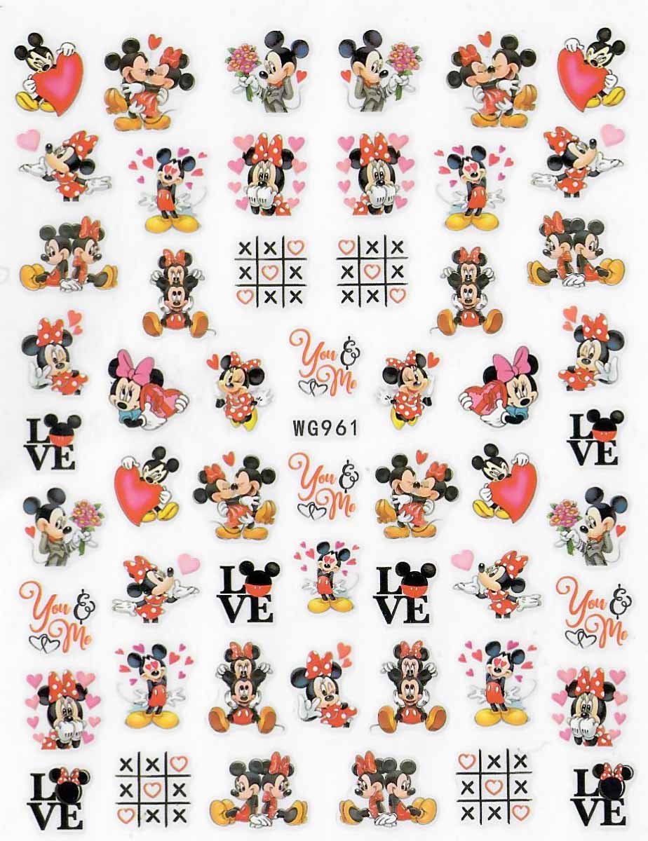 Minnie/Mickey Love Stickers